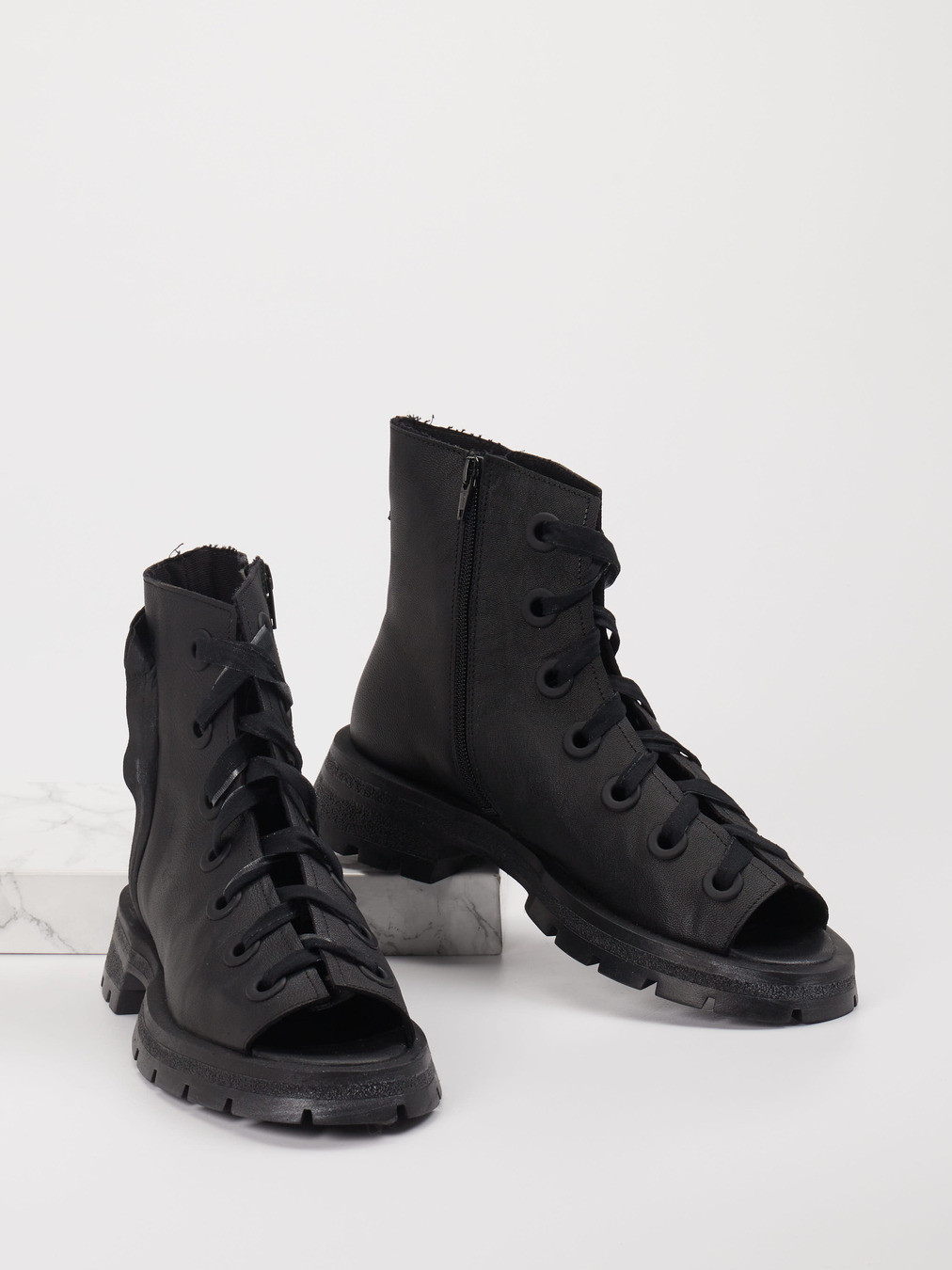 Schaftsandalette schwarz 1275009000204