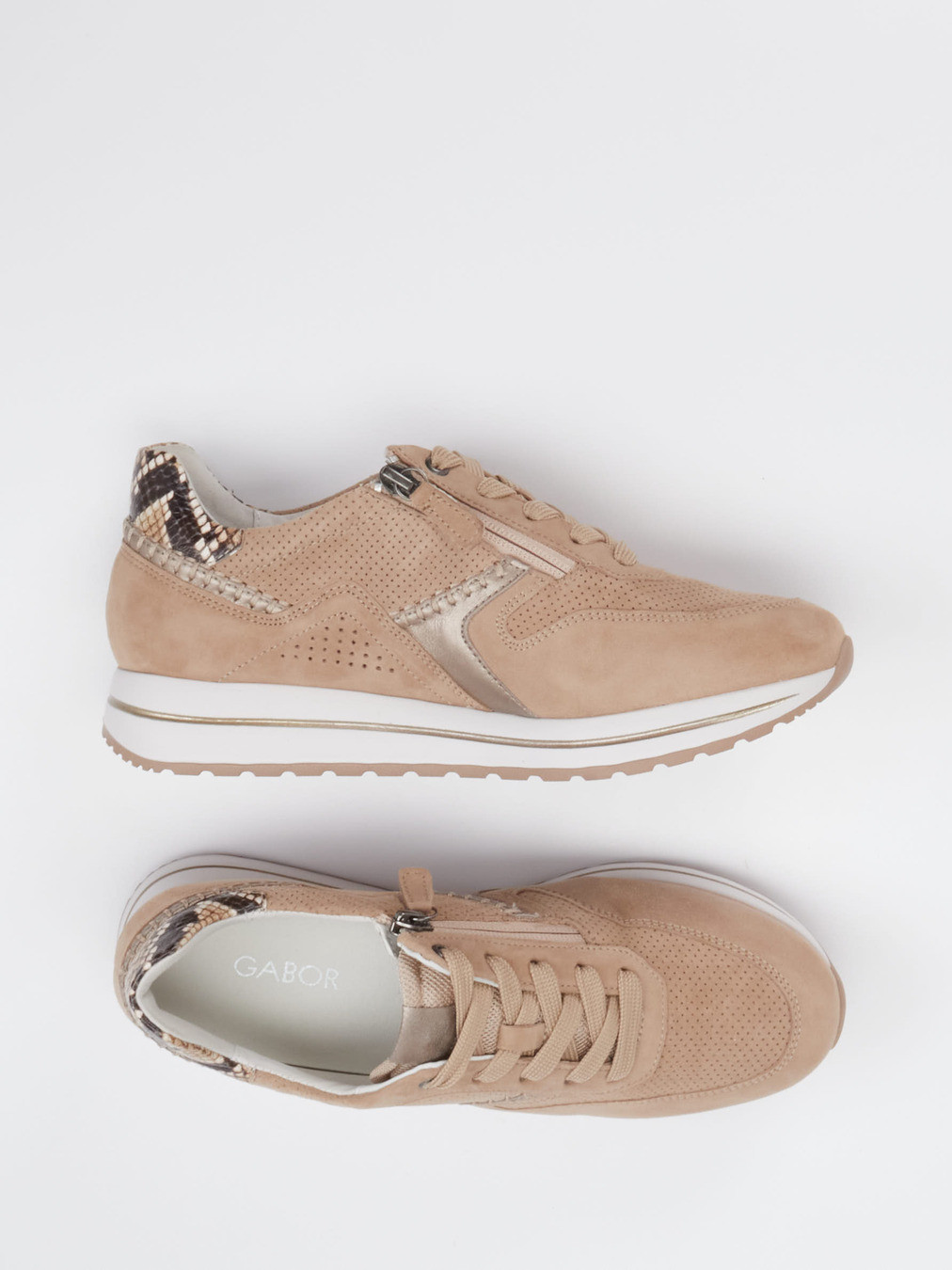 Schnürschuh beige 2651329009304