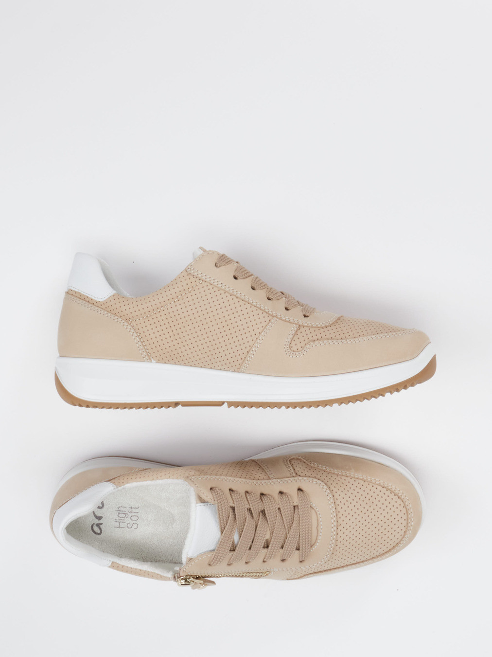 Schnürschuh beige 2651329009504