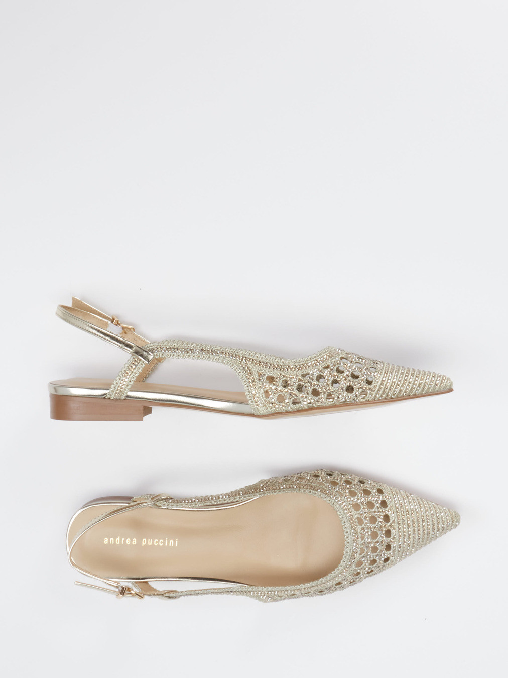 Slingpumps gold 1301889000404