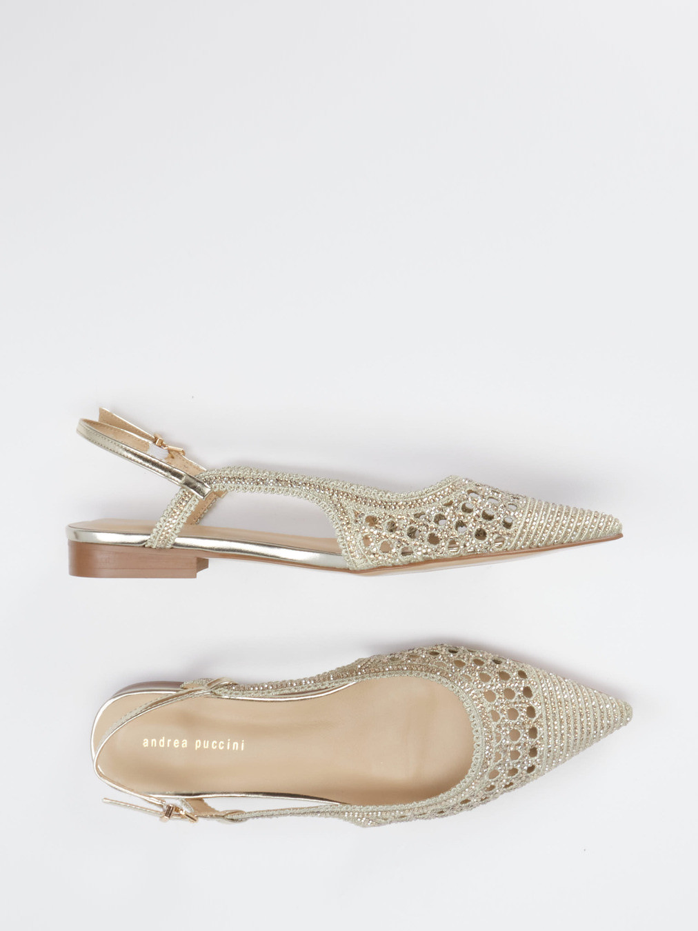 Slingpumps gold 1301889000404