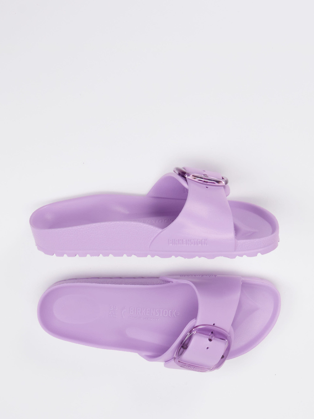 Badepantolette Madrid Big Buckle blau 7121119000704