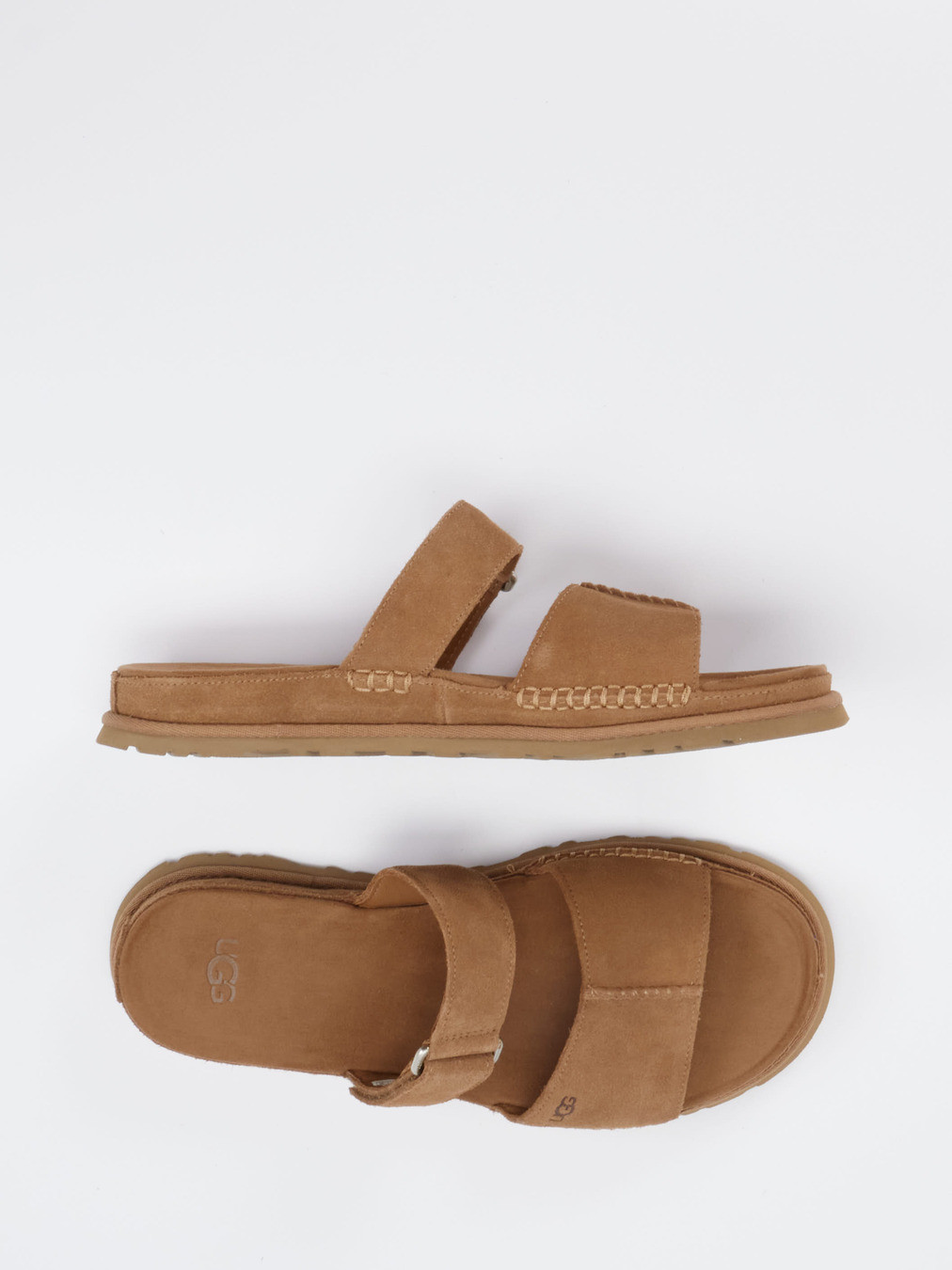 Pantolette GoldenGaze Slide braun 1101289001404