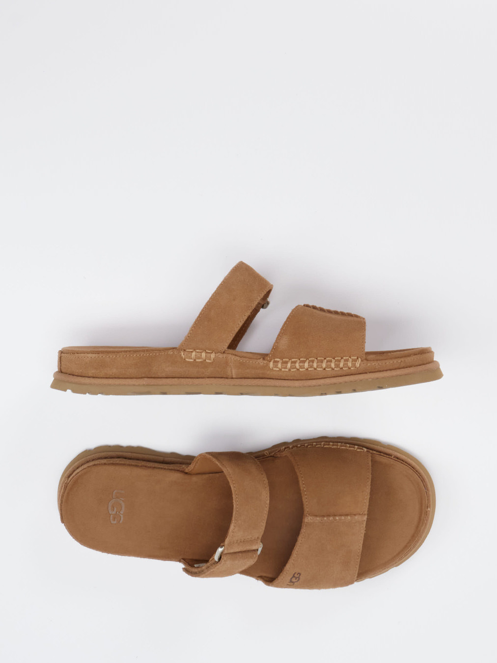 Pantolette GoldenGaze Slide braun 1101289001404