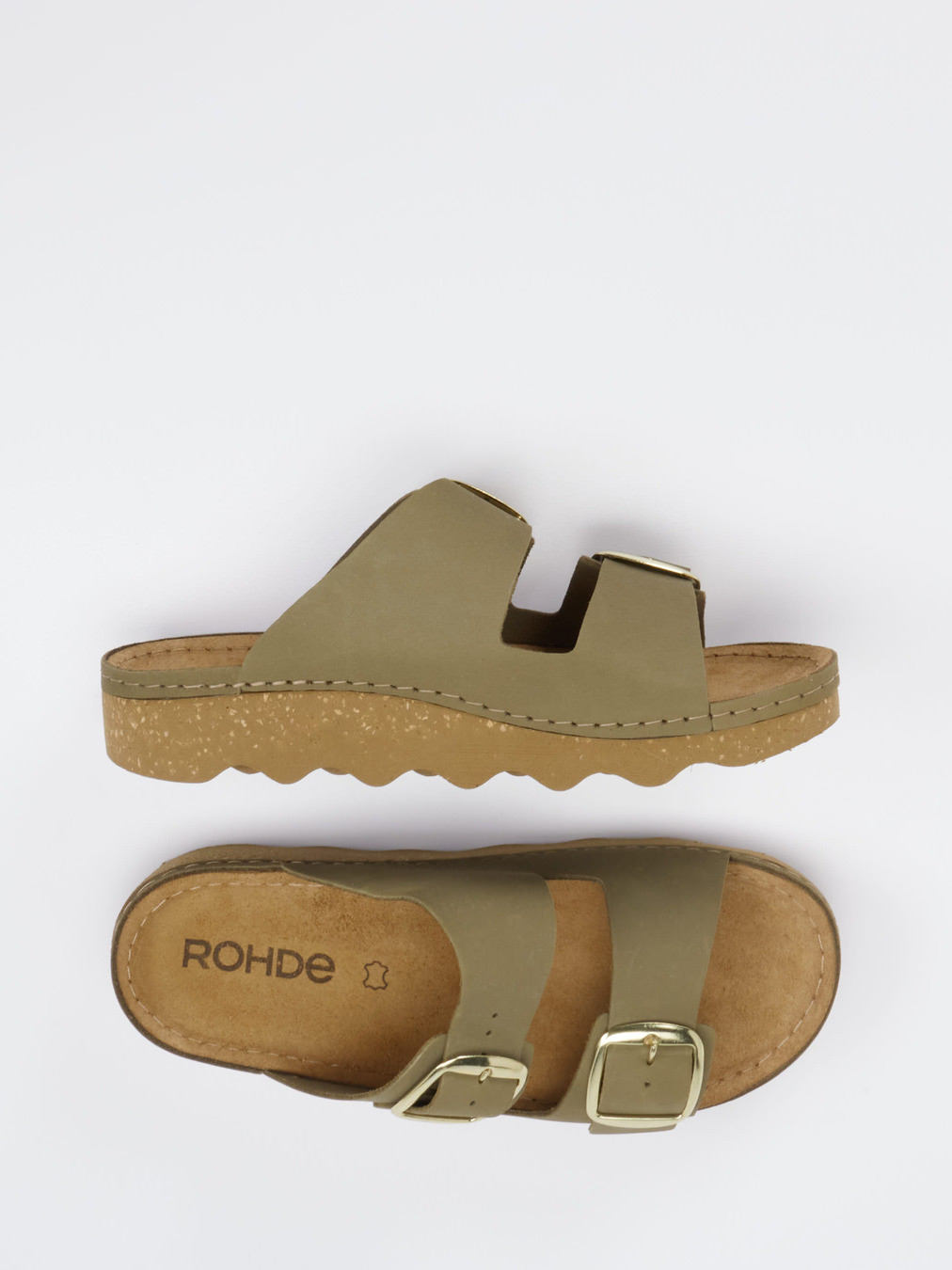 Pantolette Foggia grün 7103639000104