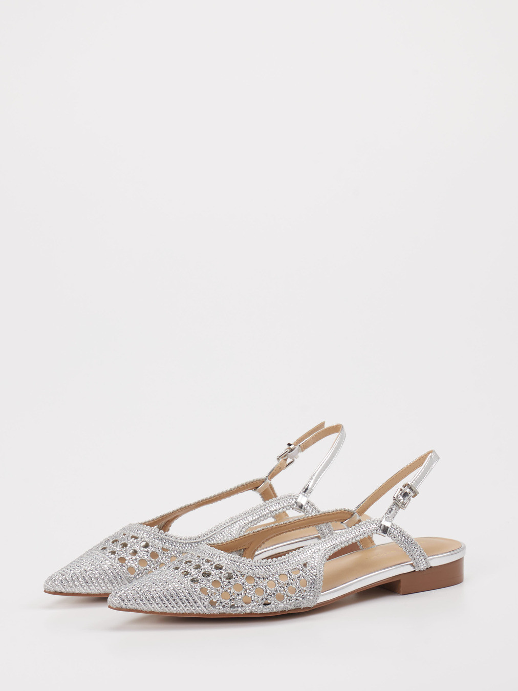 Slingpumps silber 1301449000402
