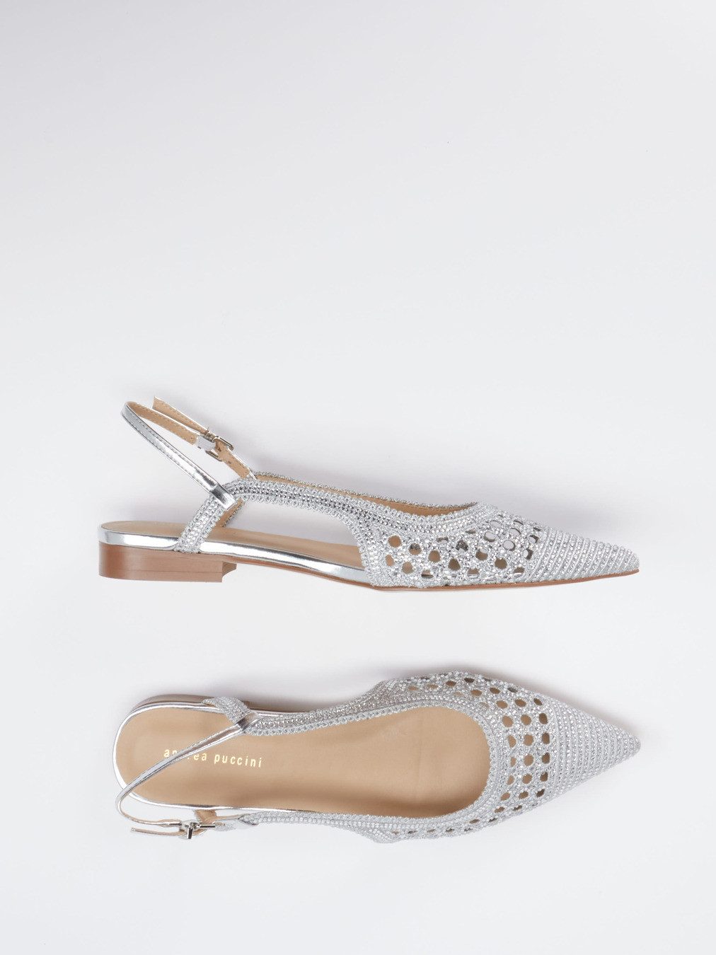 Slingpumps silber 1301449000404