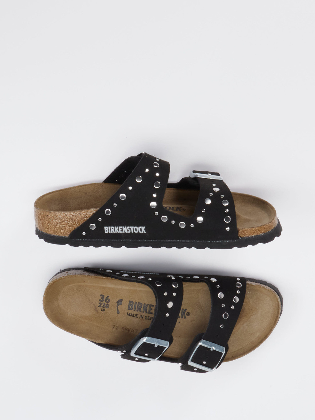 Pantolette Arizona Rivets schwarz 6110009000404