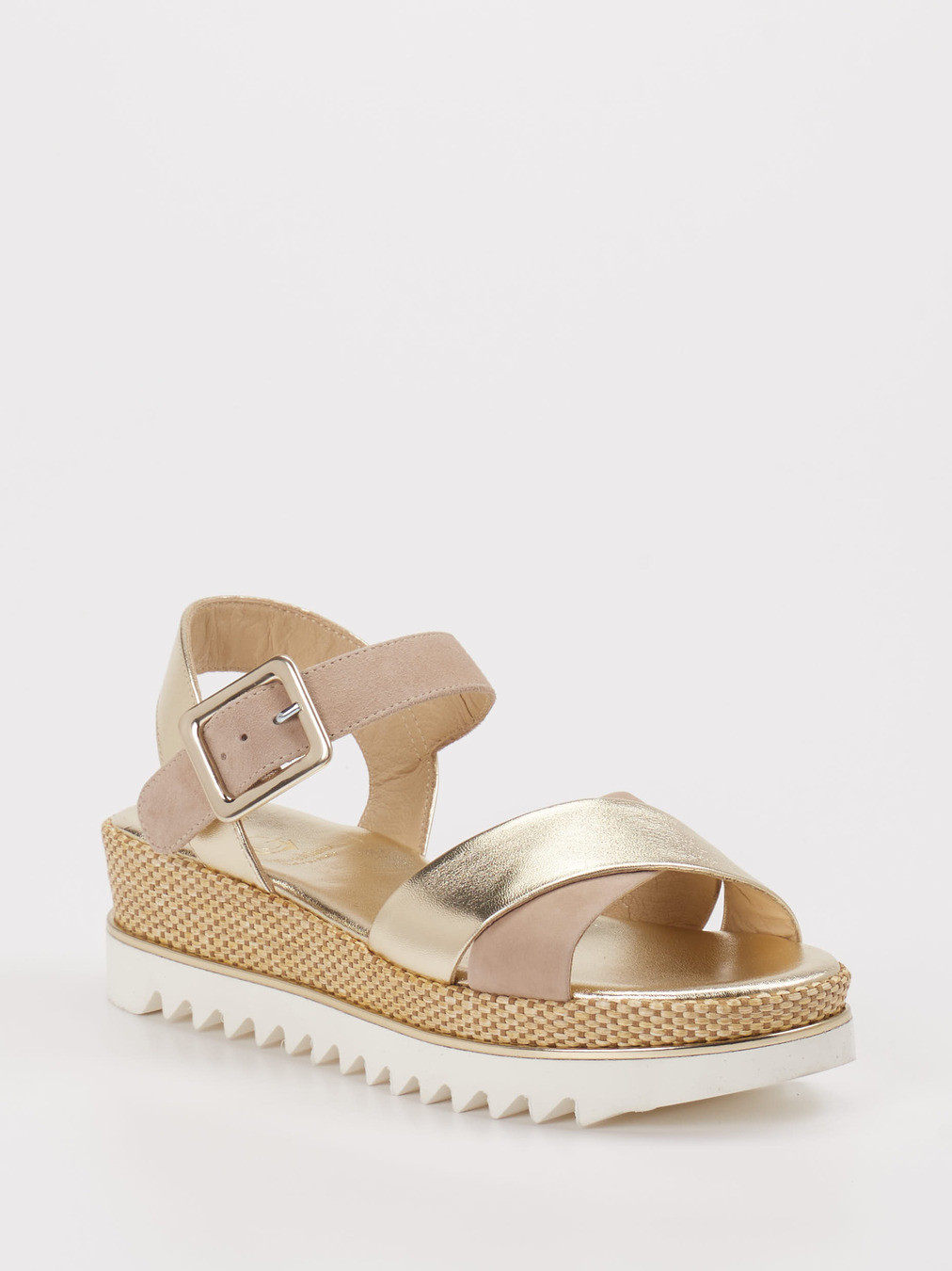 Keilsandalette beige 1253328000106