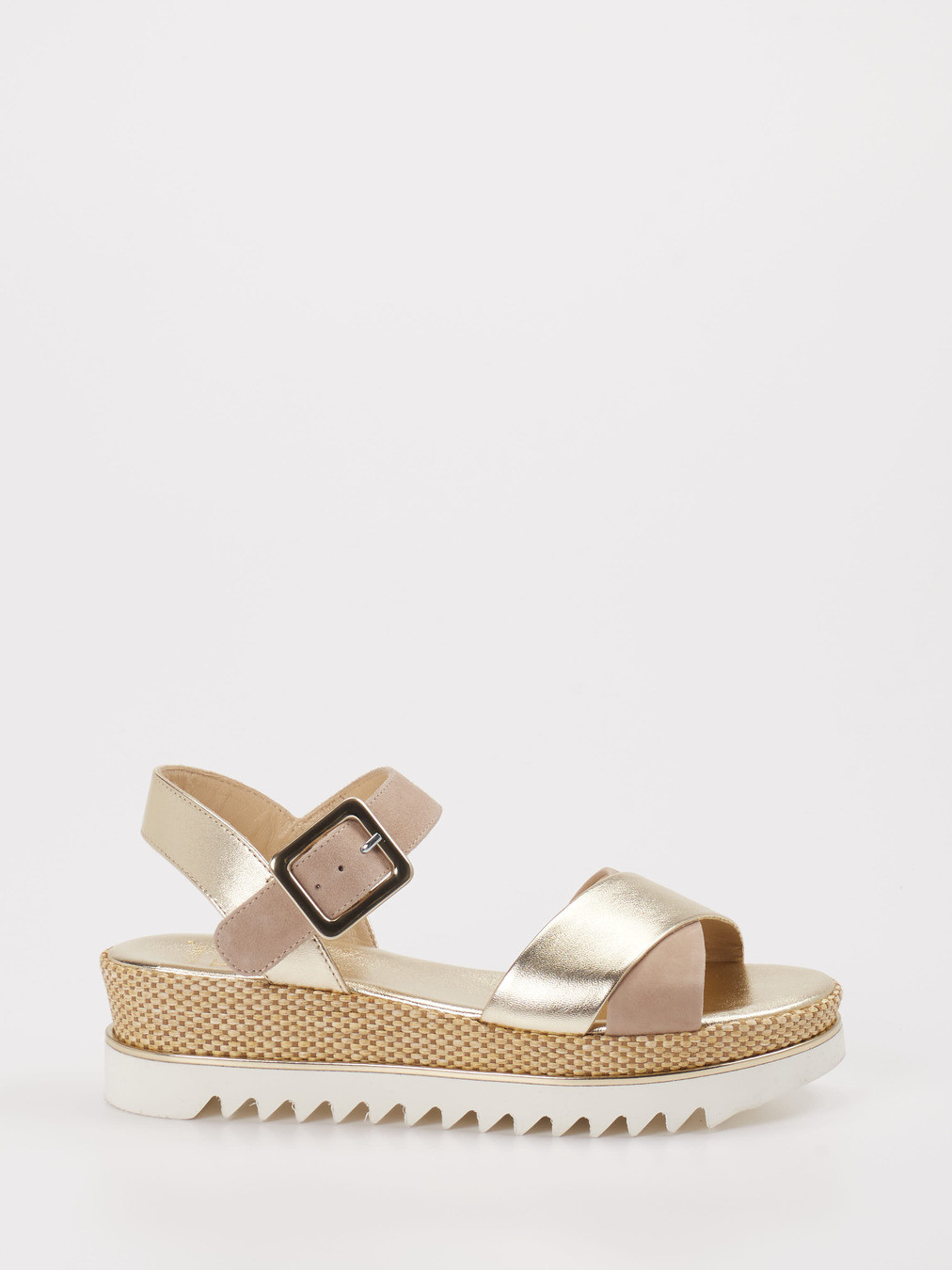 Keilsandalette beige 1253328000101