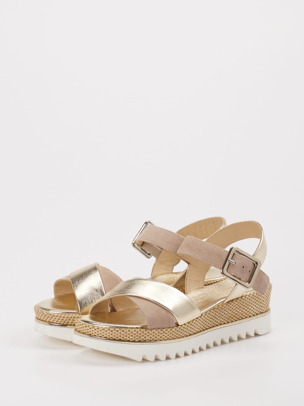 Keilsandalette beige 1253328000102