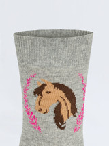 Horse Kinder Socken grau 9691499000802