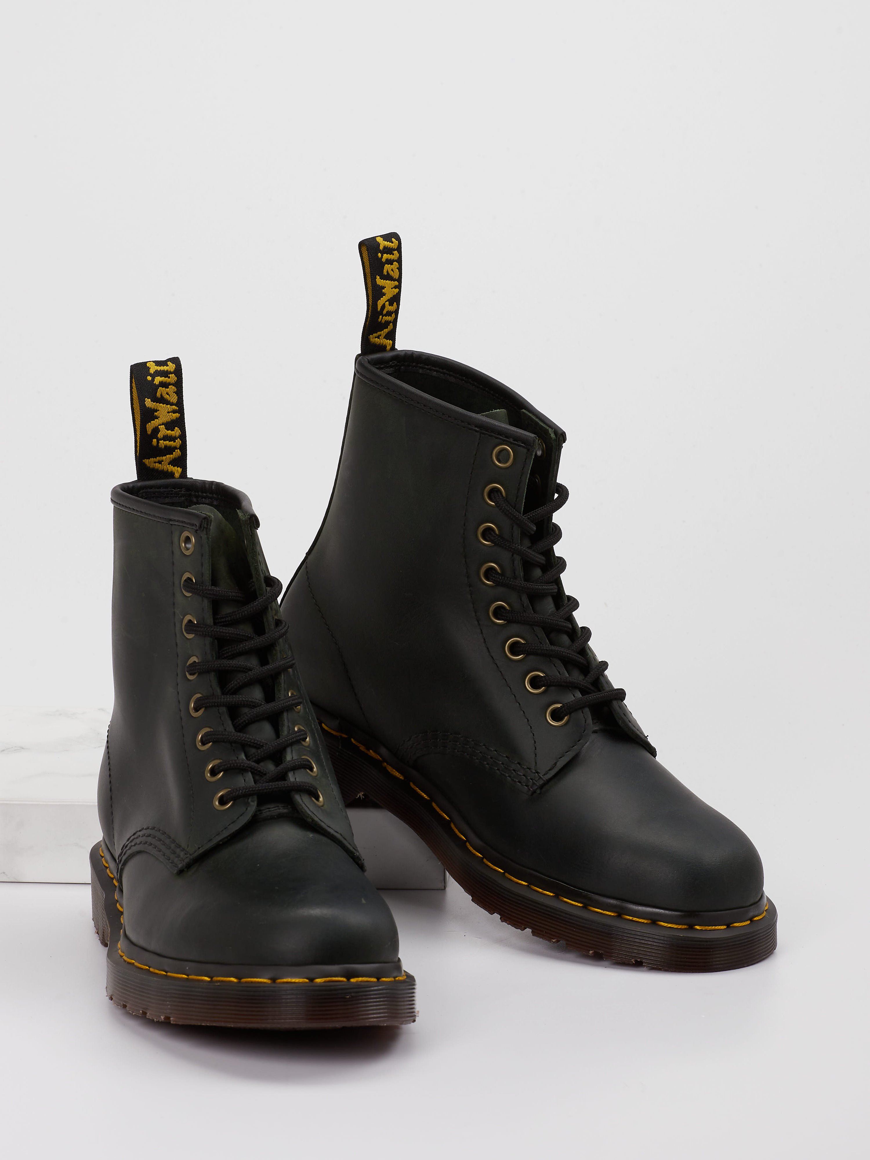 Schnürstiefelette grün 1723609000804