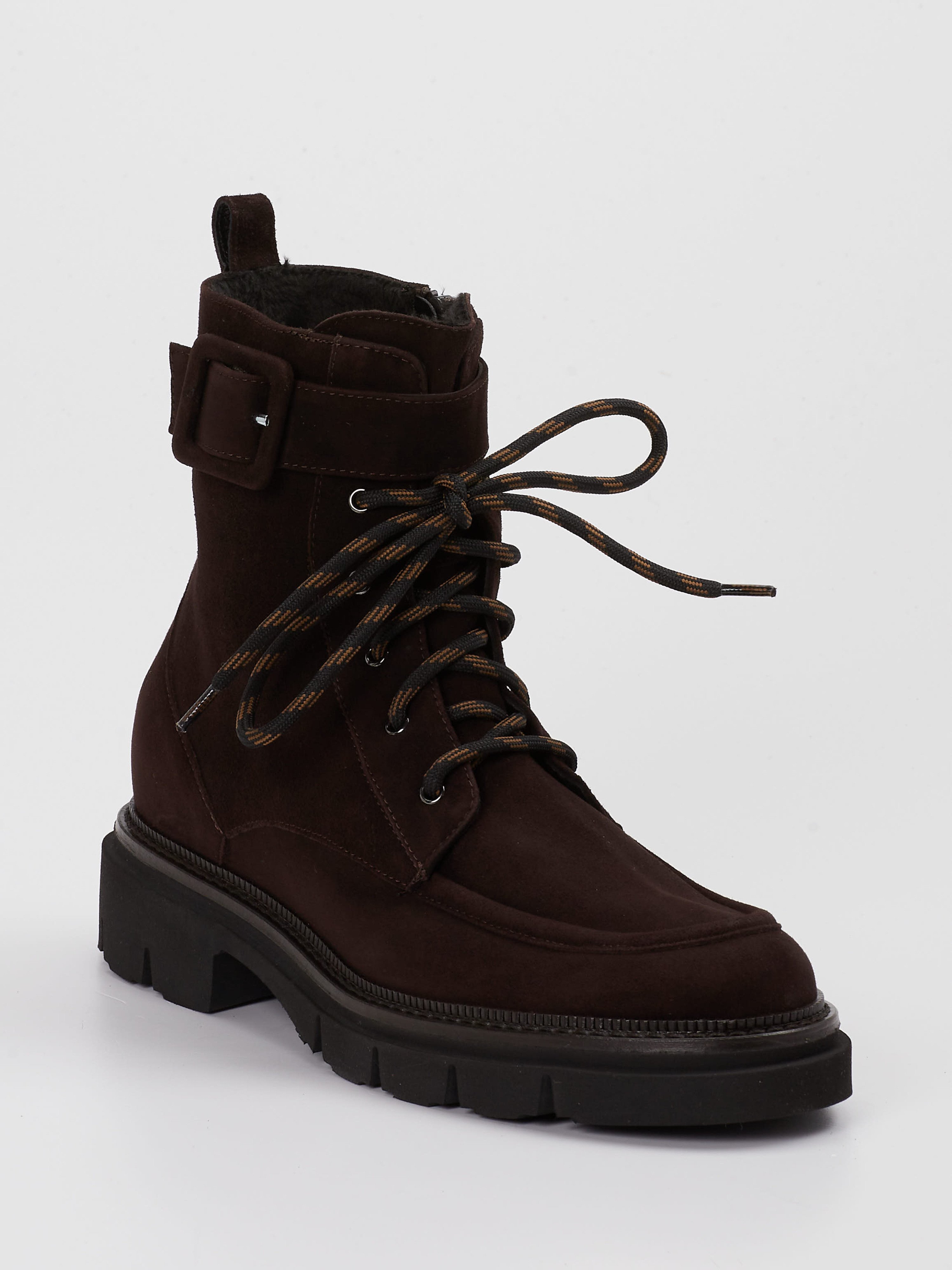 Schnürstiefelette braun 1723209003706