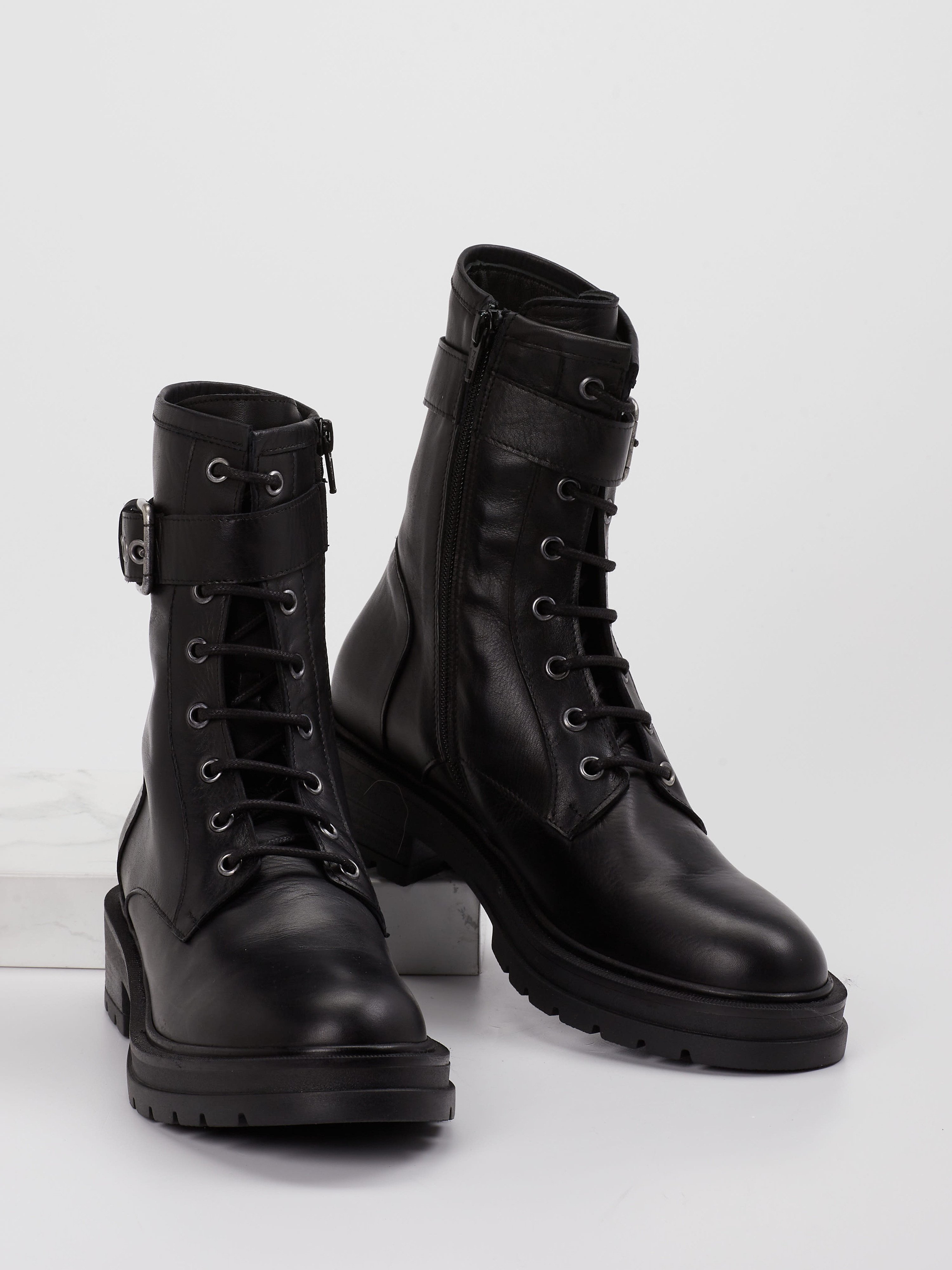 Schnürstiefelette braun 1725229000804