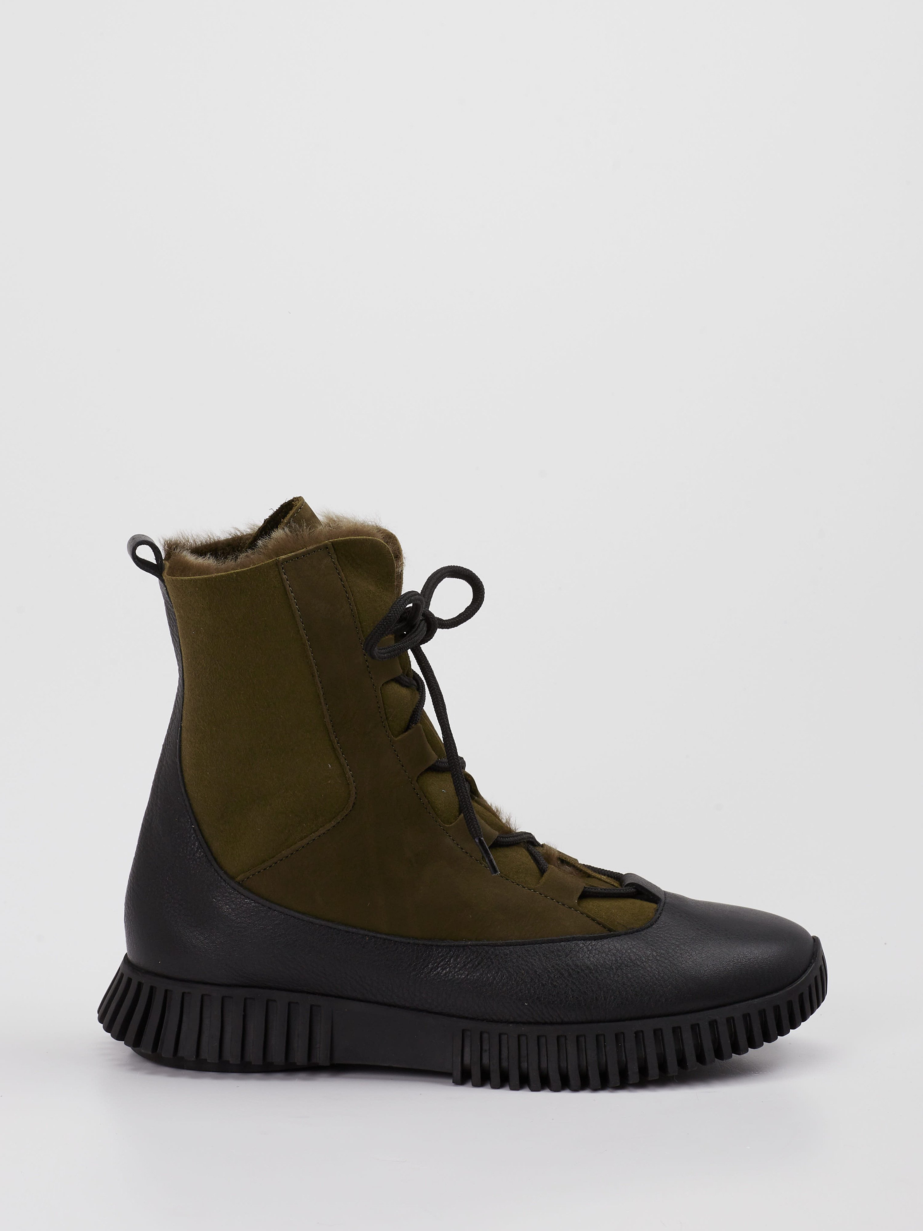 Schnürstiefelette grün 1823600000101