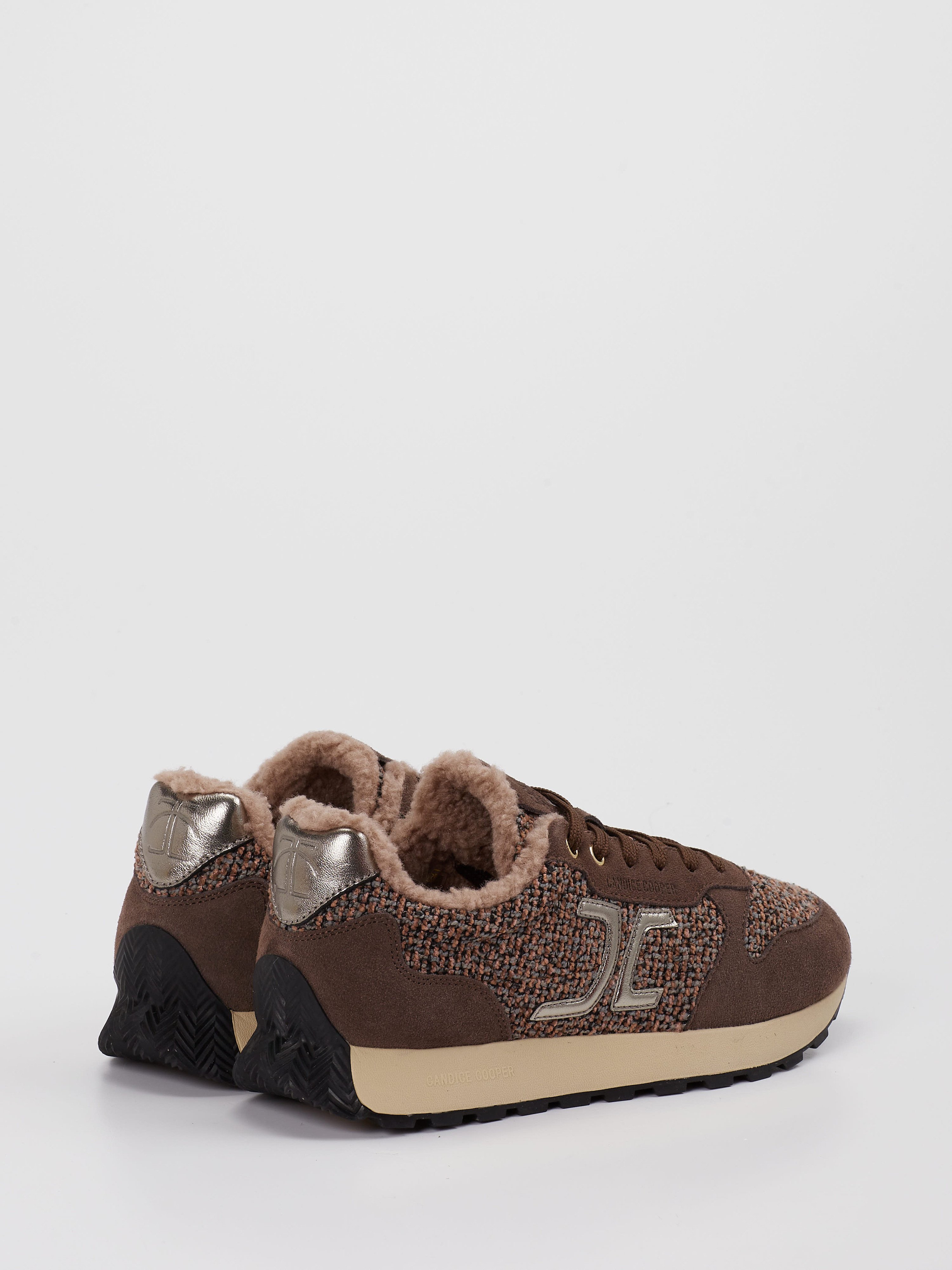 Sneaker/ Trotteur Schnür warm PLUME 5 FUR braun 1808252000103