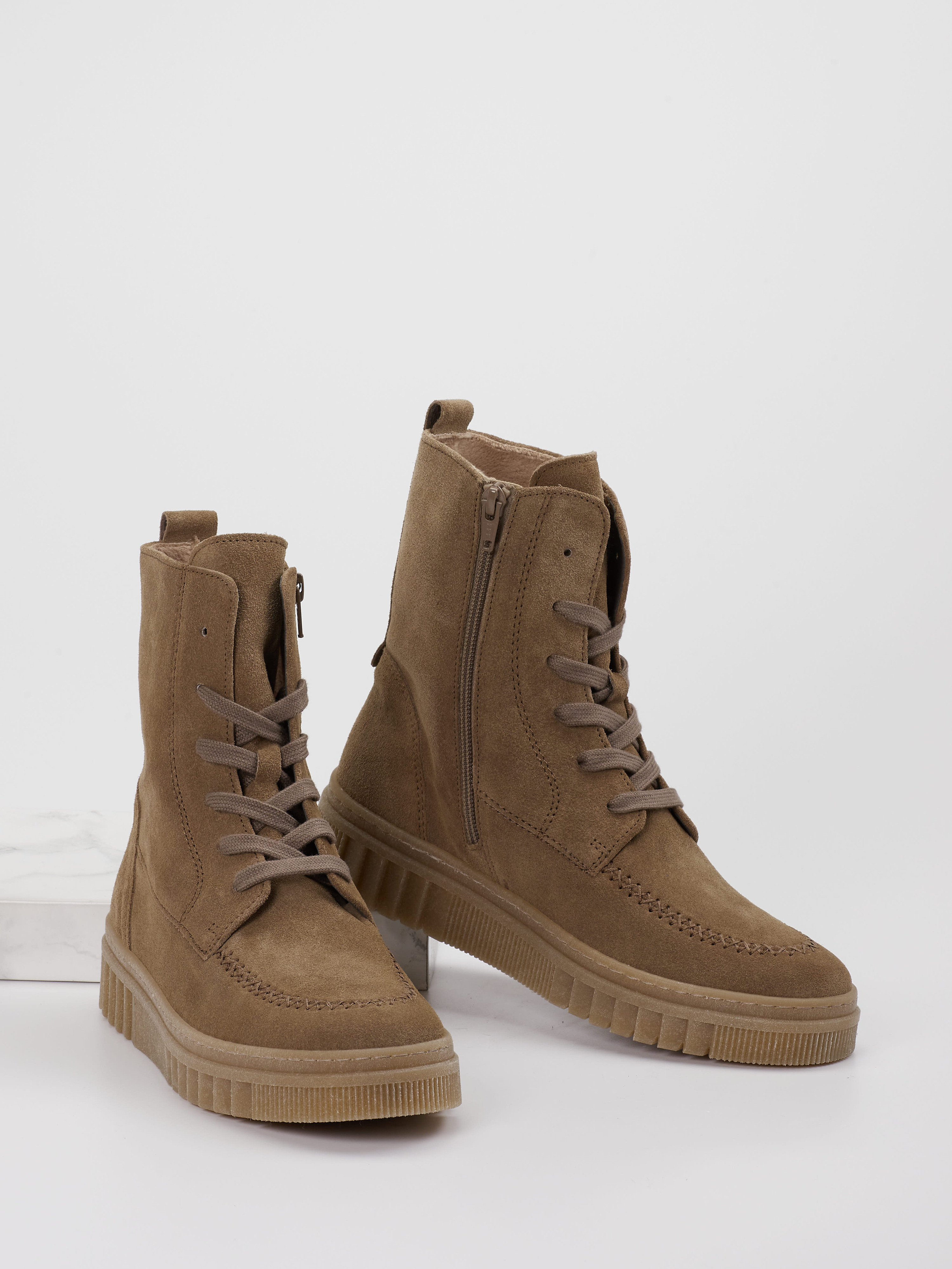 Schnürstiefelette beige 2751329001504