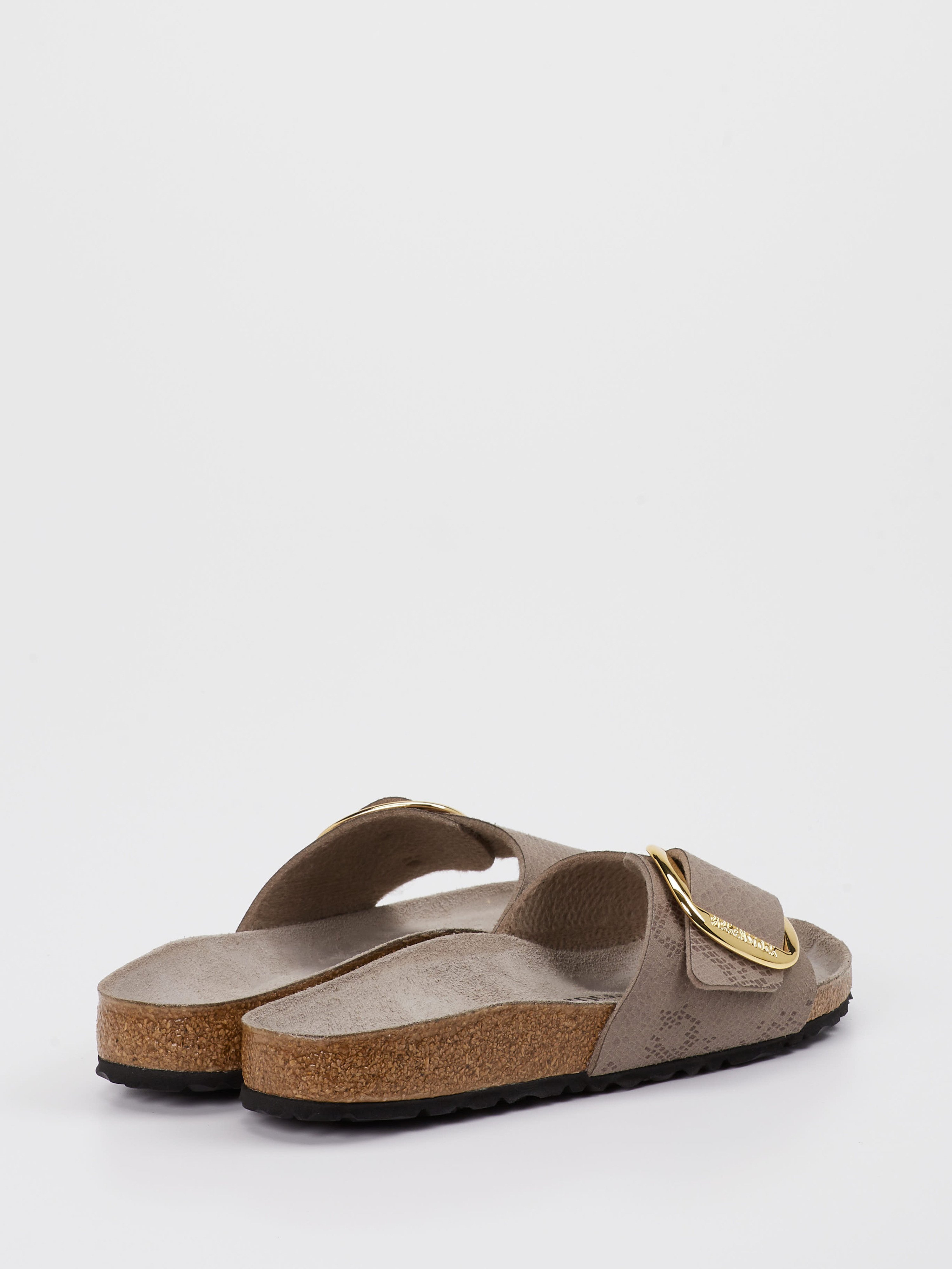 Pantolette Madrid Big Buckle grau 2110429000703