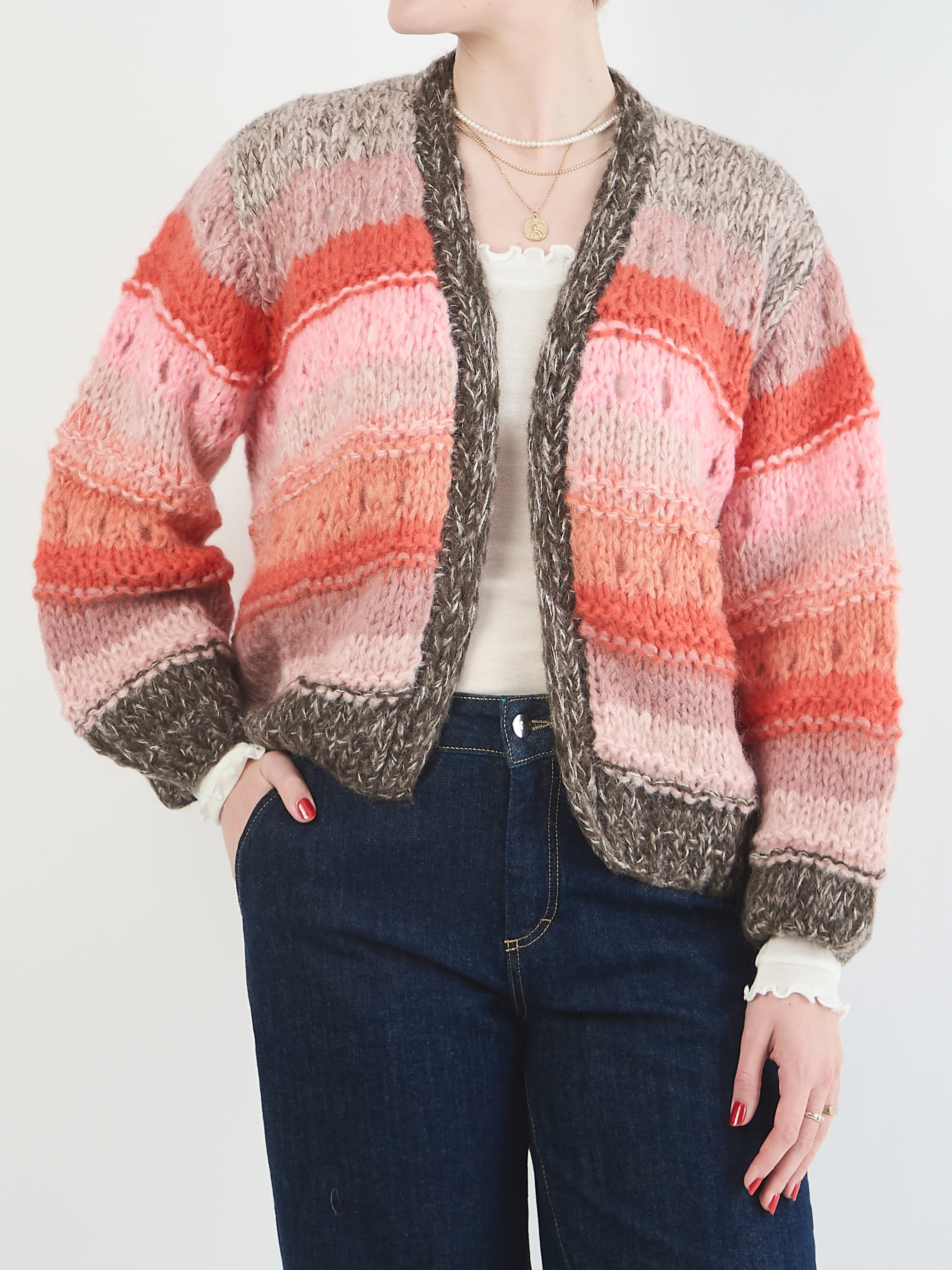 Cardigan & Strickjacke rot 9340569000106