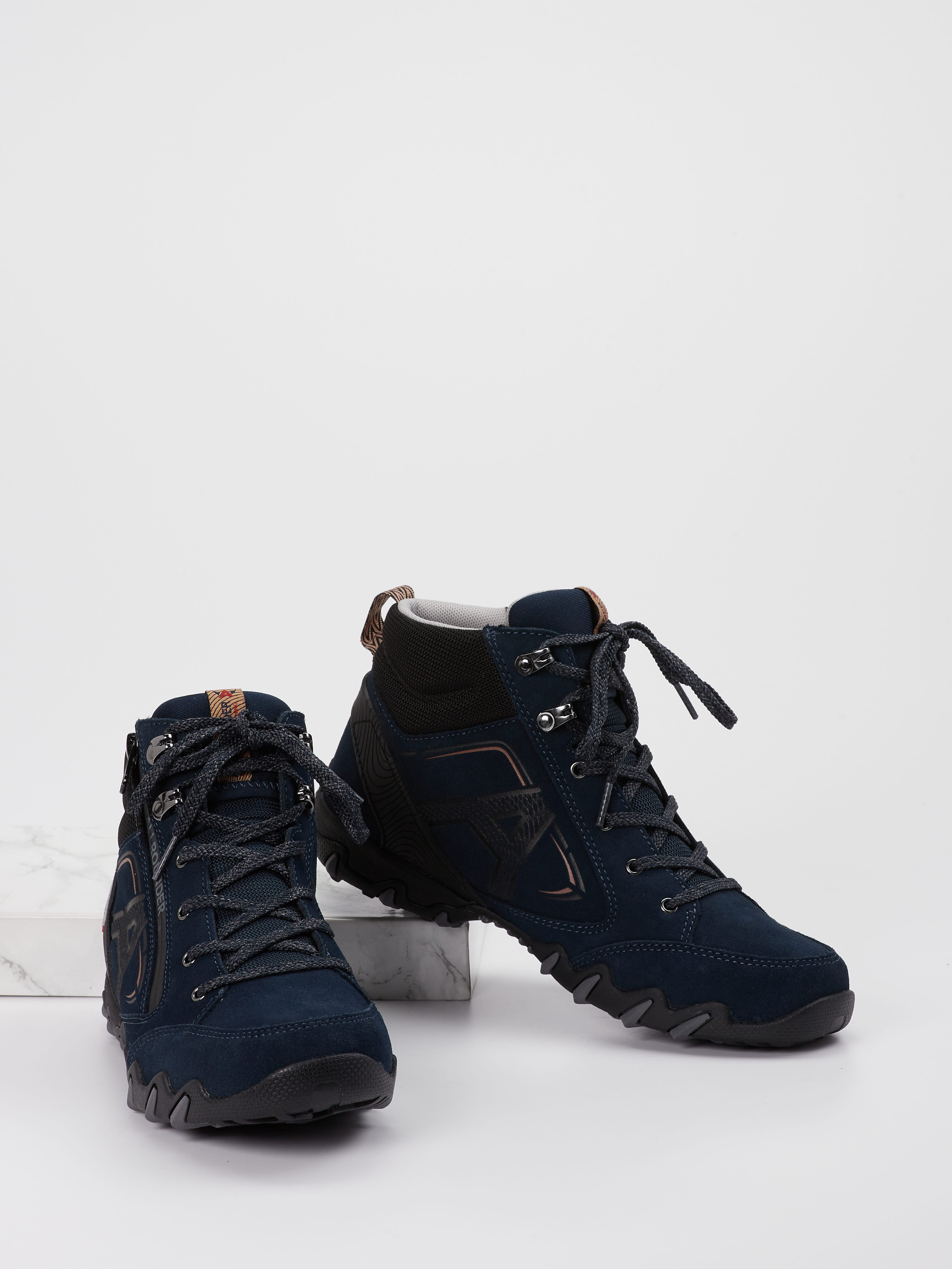 Schnürstiefelette blau 2751109013604