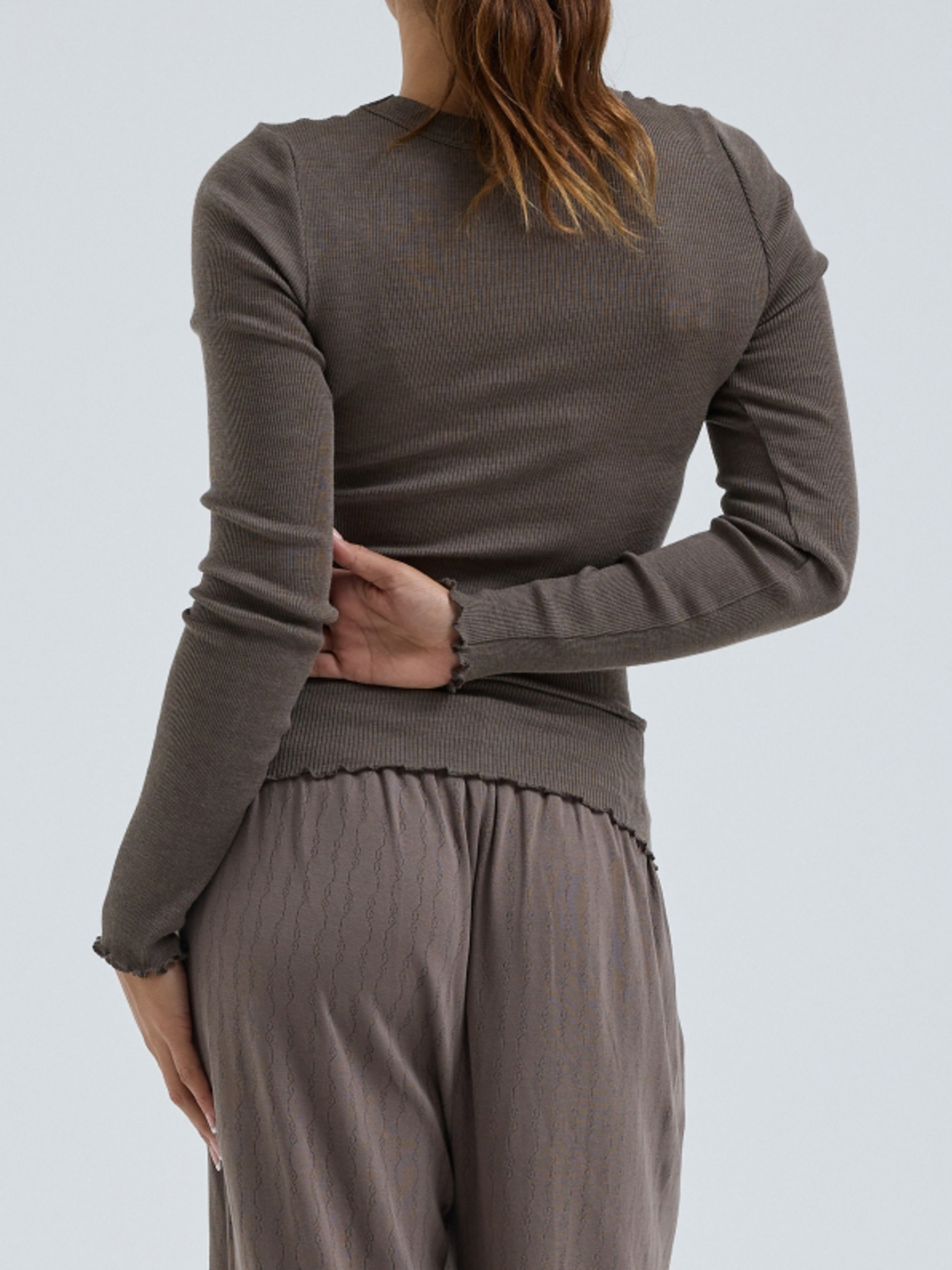 Langarmshirt braun 9353249000301