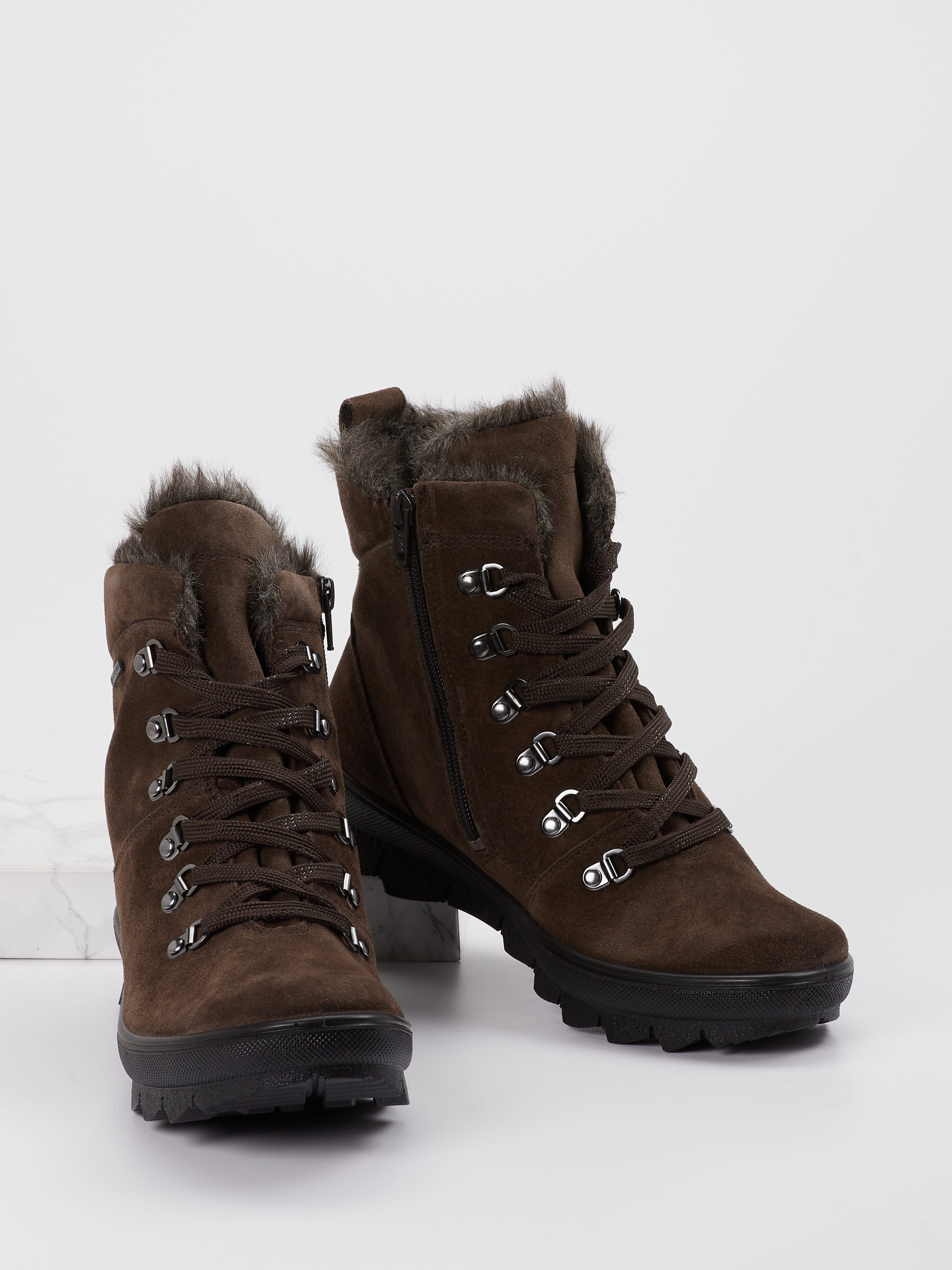 Schnürstiefelette braun 1801209004104