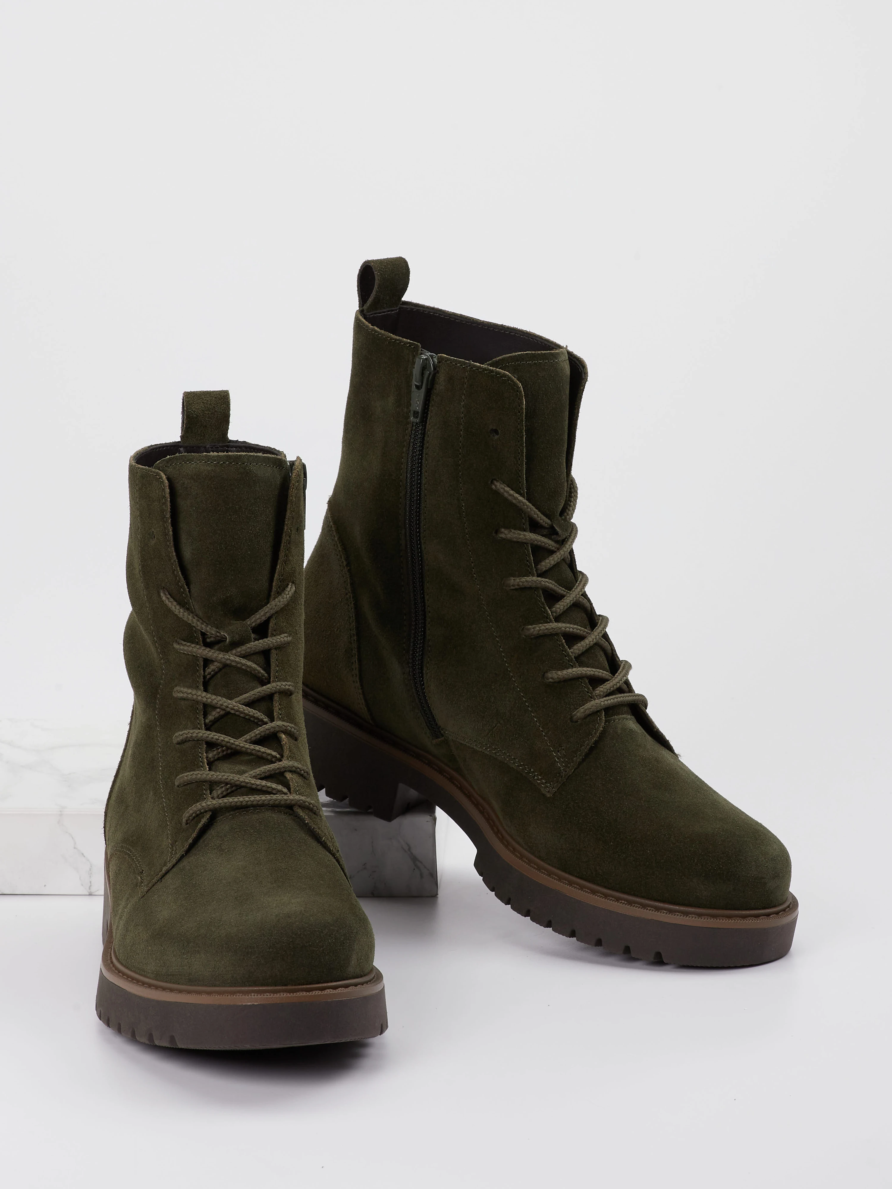 Schnürstiefelette grün 2751629002704