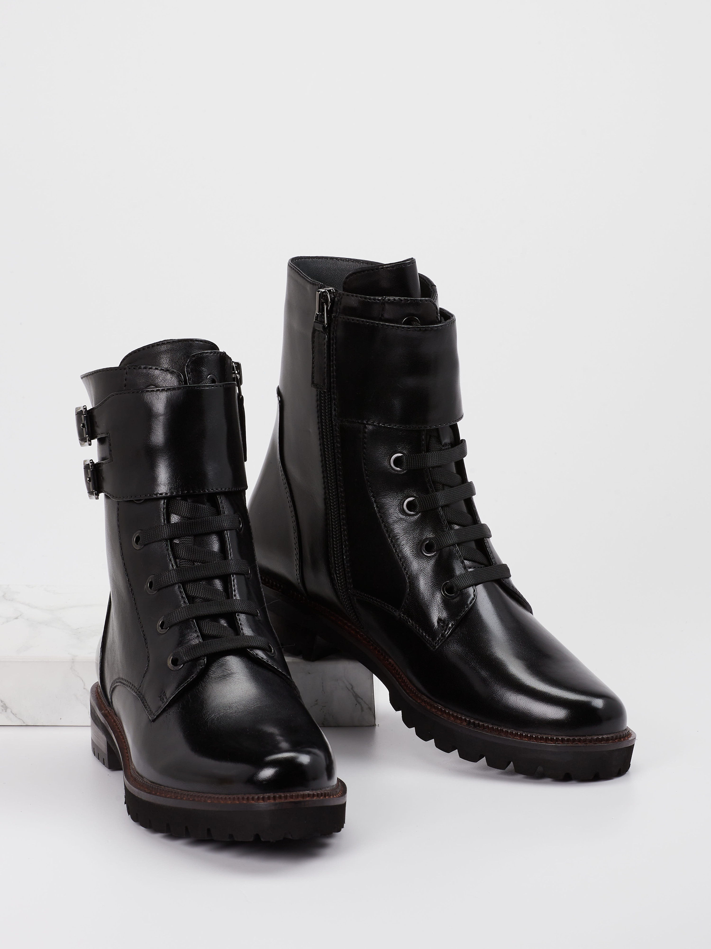 Schnürstiefelette schwarz 1723009020304