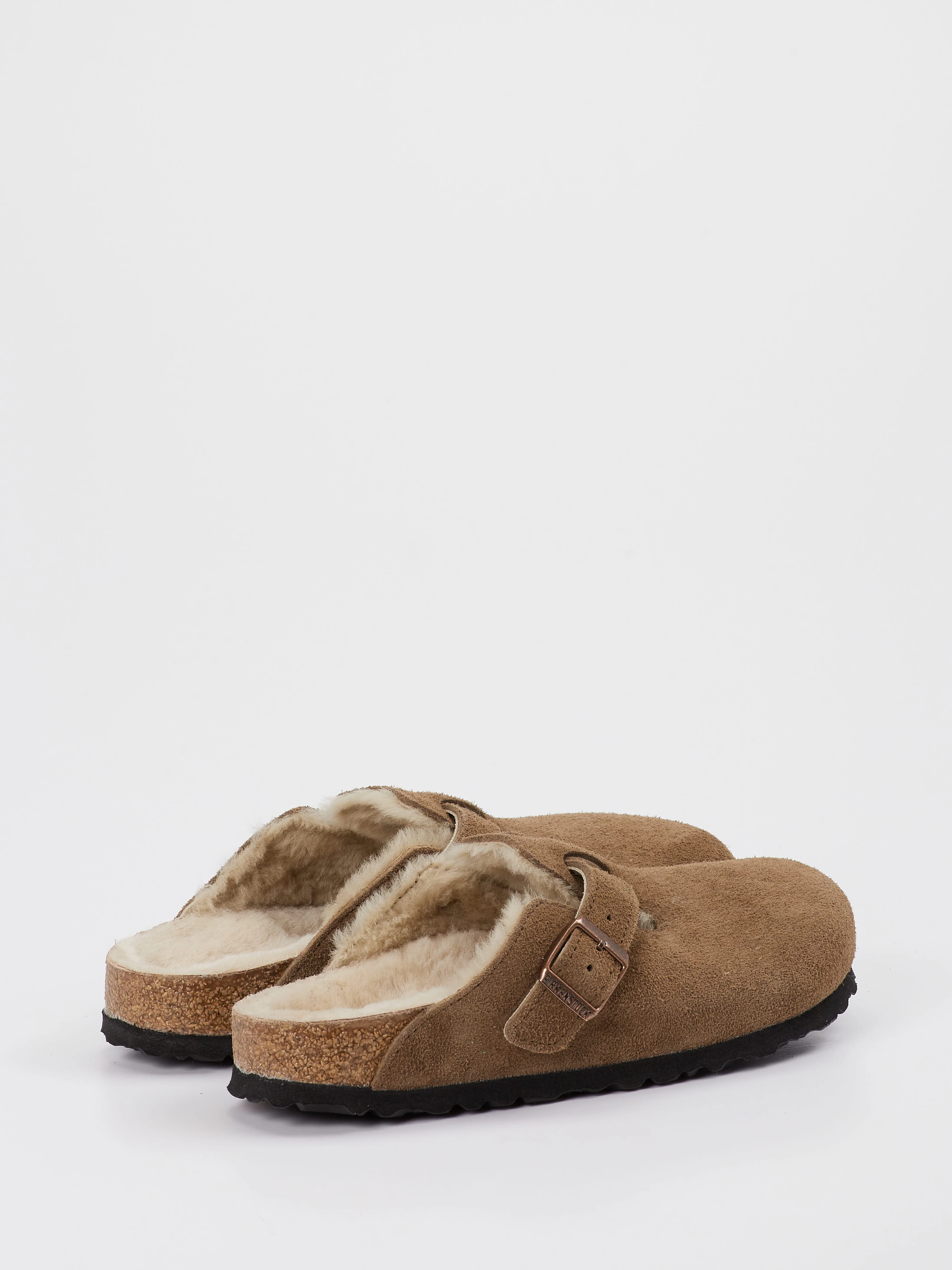Pantolette Boston Shearling braun 2111229000303