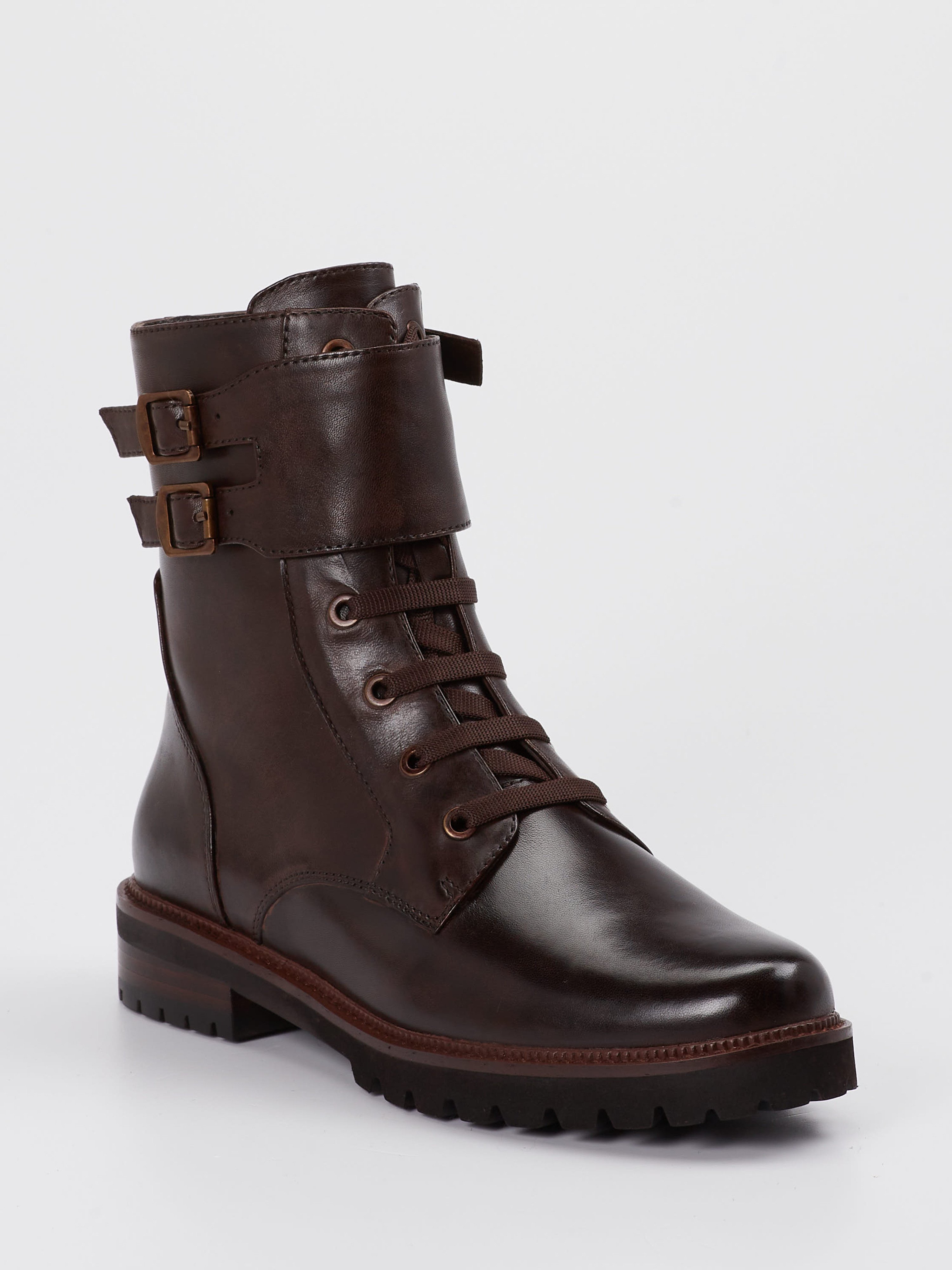 Schnürstiefelette braun 1723209003206