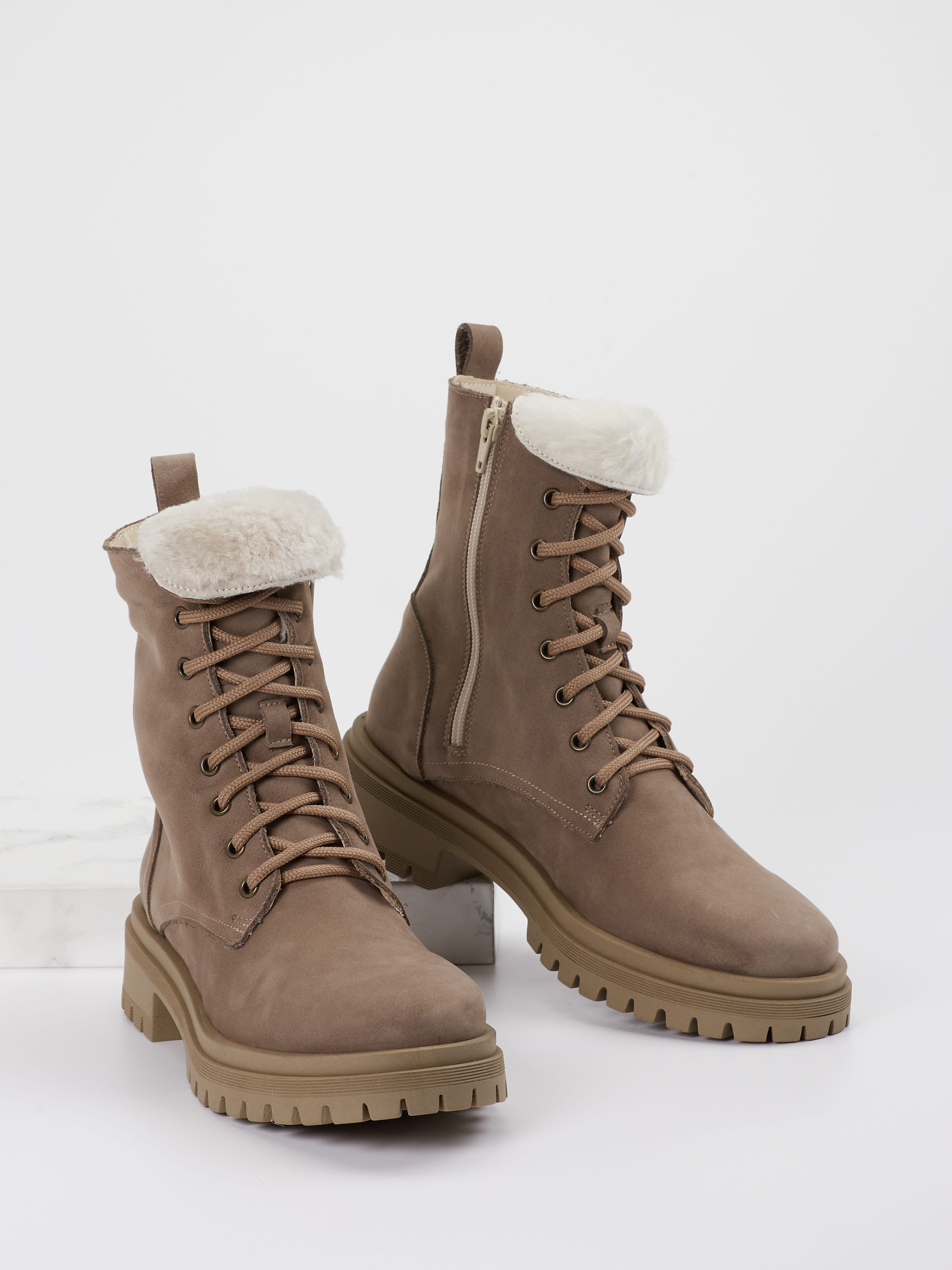 Schnürstiefelette braun 1823249000904