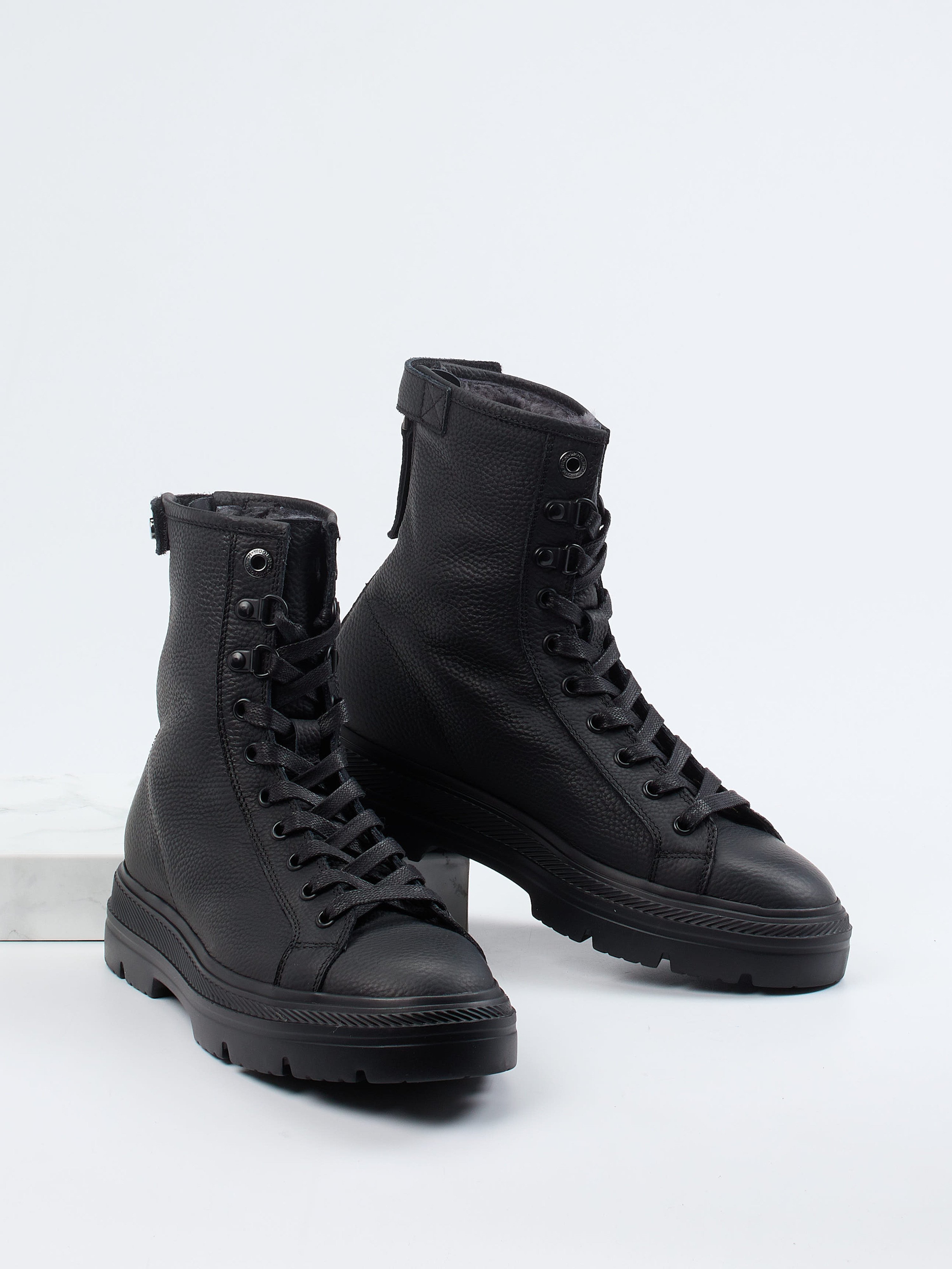 Schnürstiefelette schwarz 1823009009604