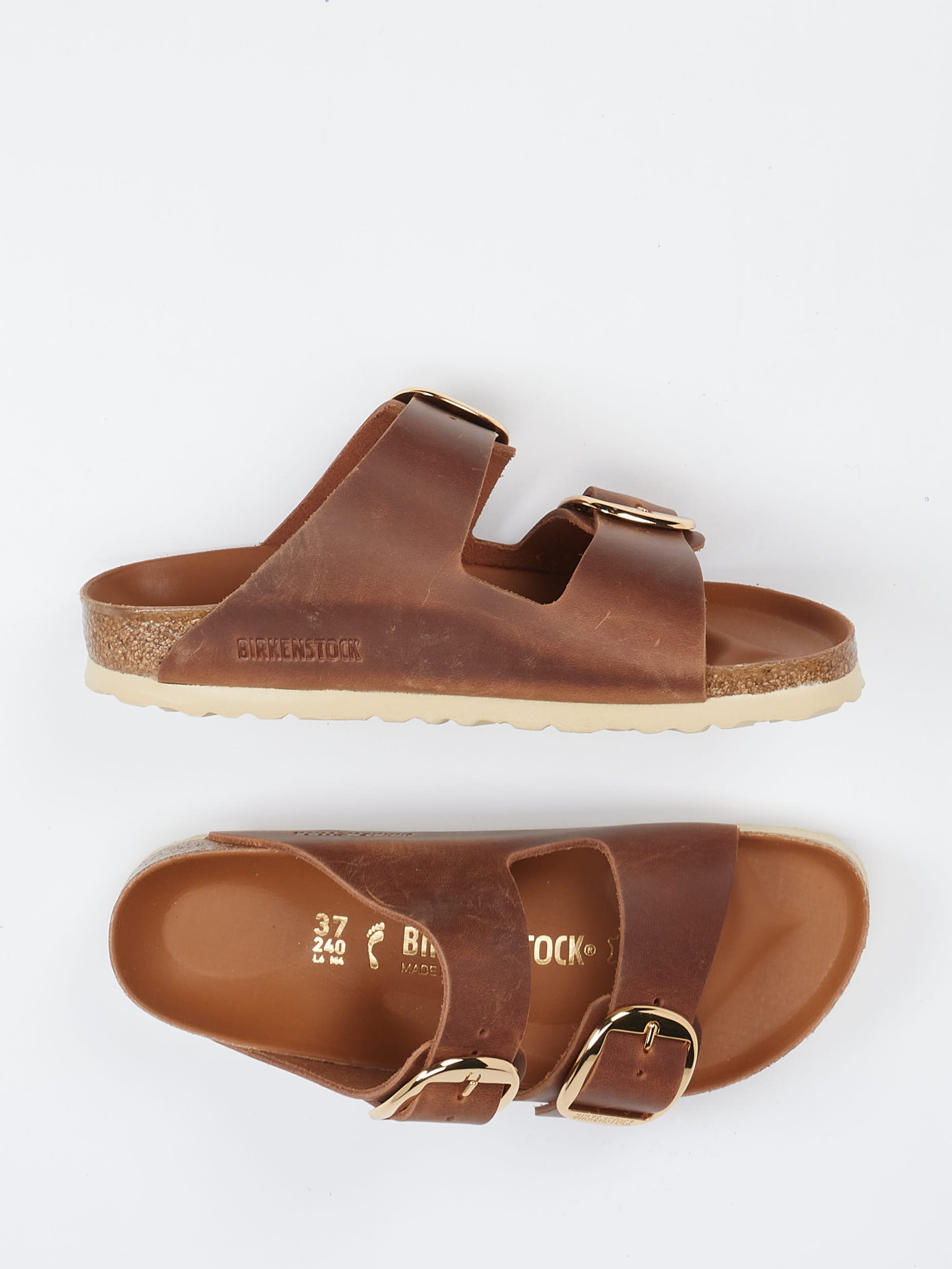 Pantolette Arizona Big Buckle braun 2110289000404