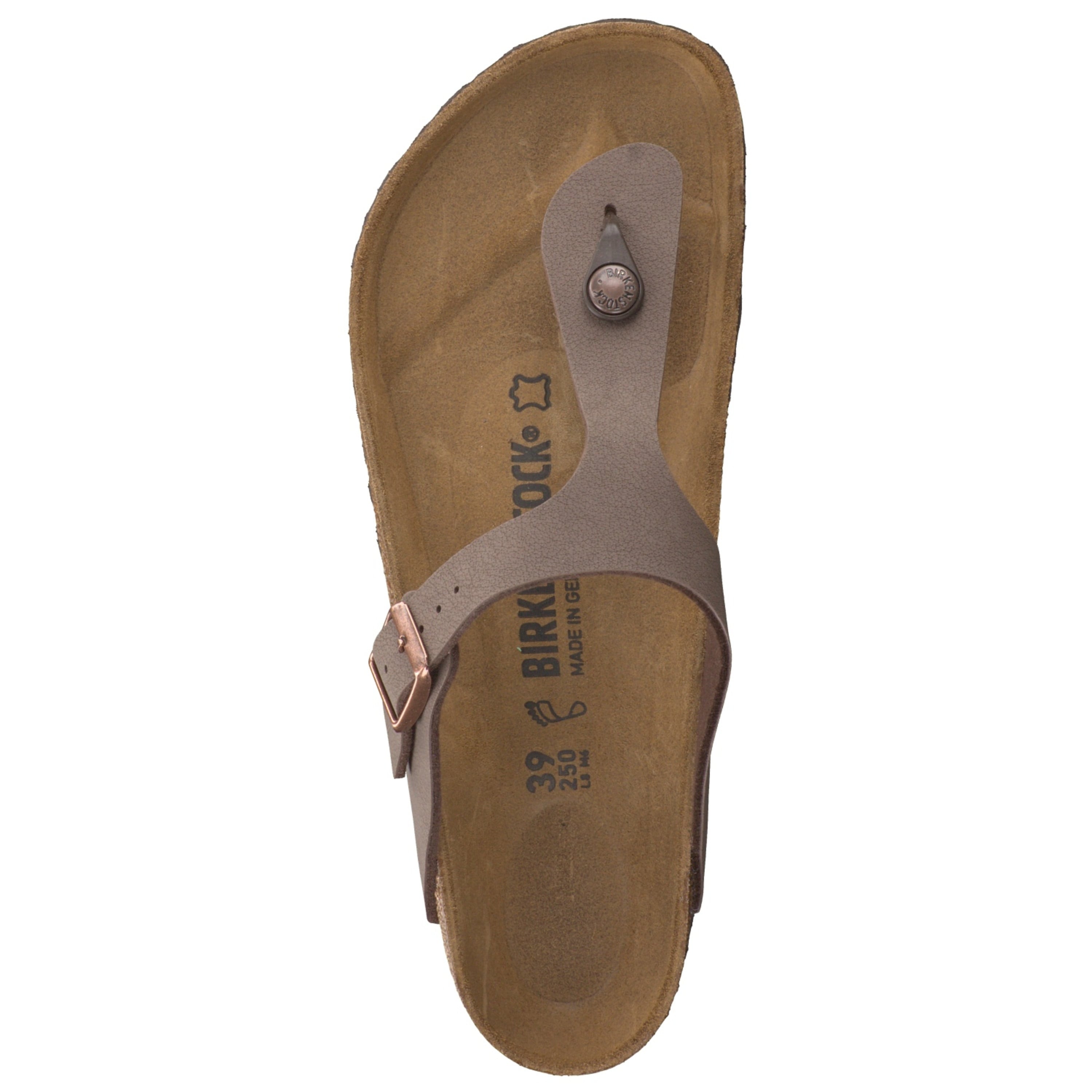 Zehentrenner-Pantolette Gizeh braun 2140209002N07