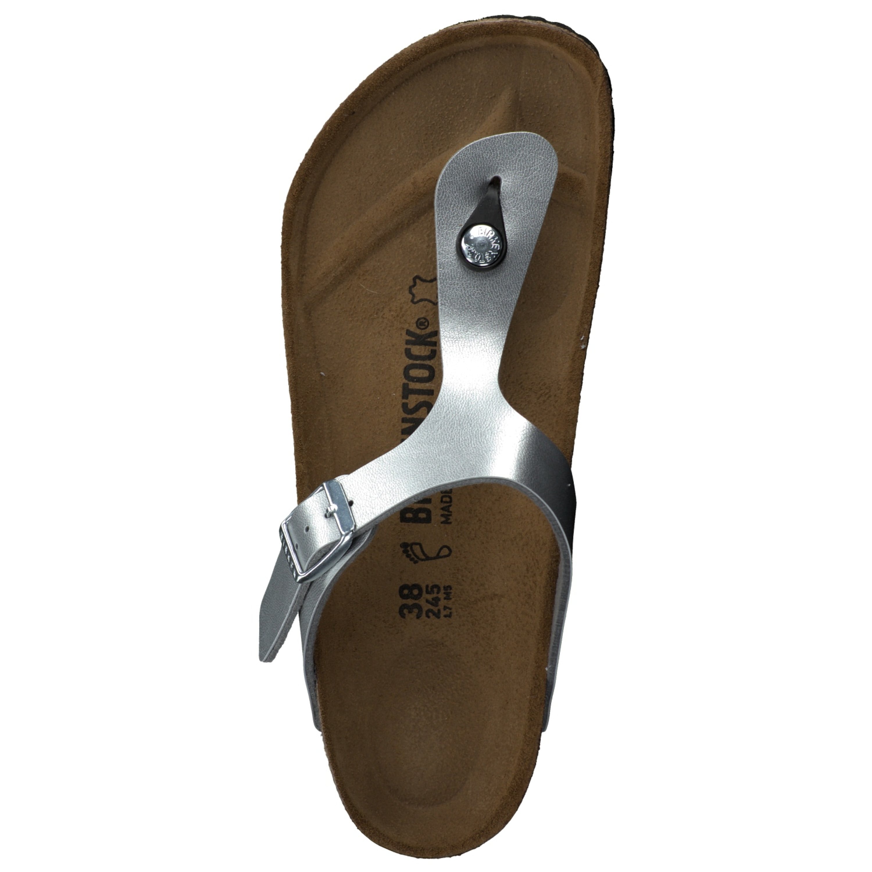 Zehentrenner-Pantolette Gizeh grau 214049900107