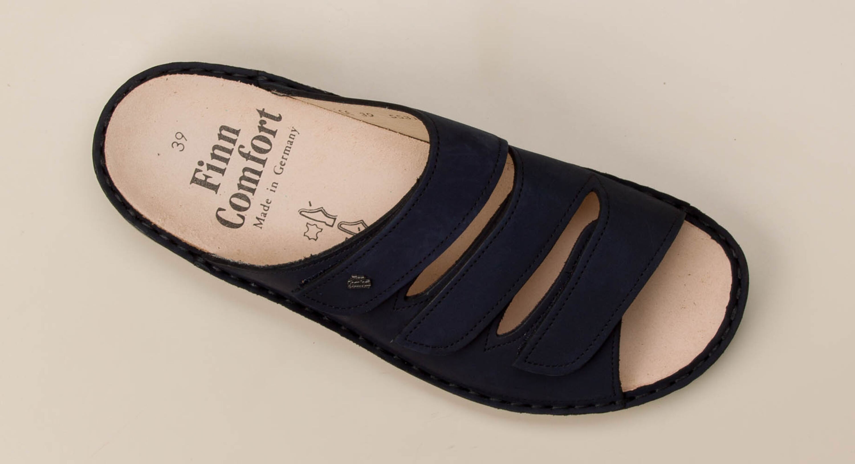Pantolette KORFU blau 215110901307