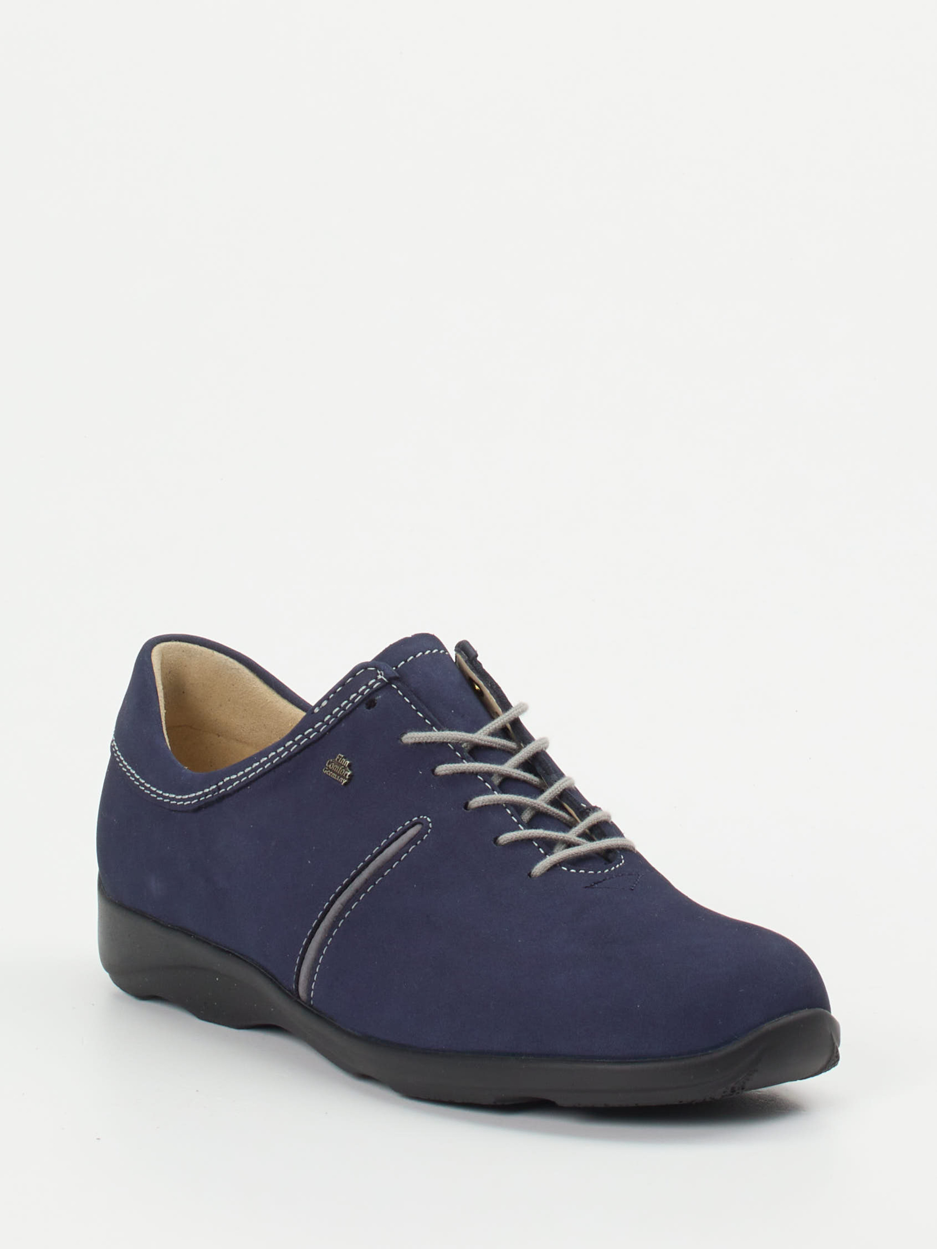 Finn Comfort ネイビー スニーカー Buy Finn Comfort comfortable lace-up shoe in dark blue | Zumnorde