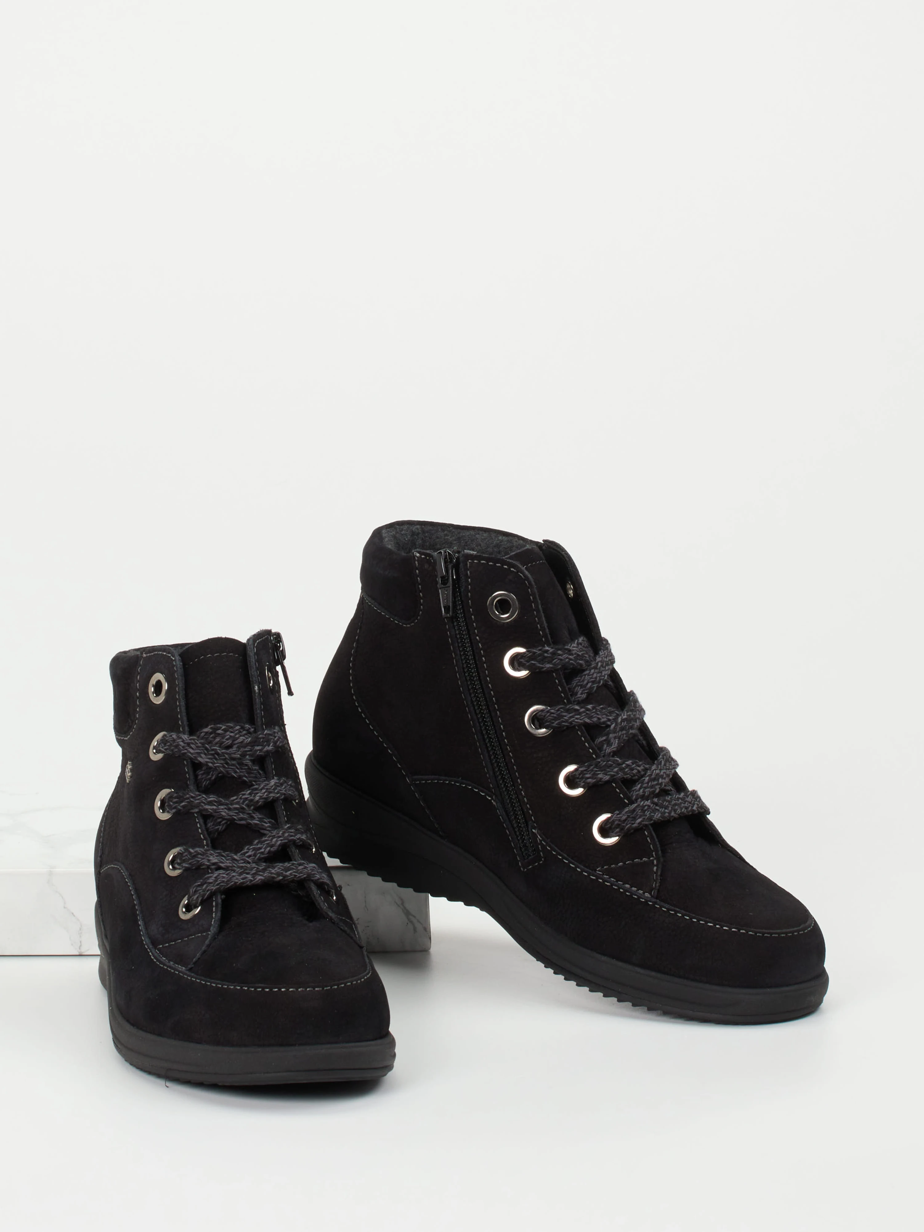 Schnürstiefelette schwarz 2851009011104