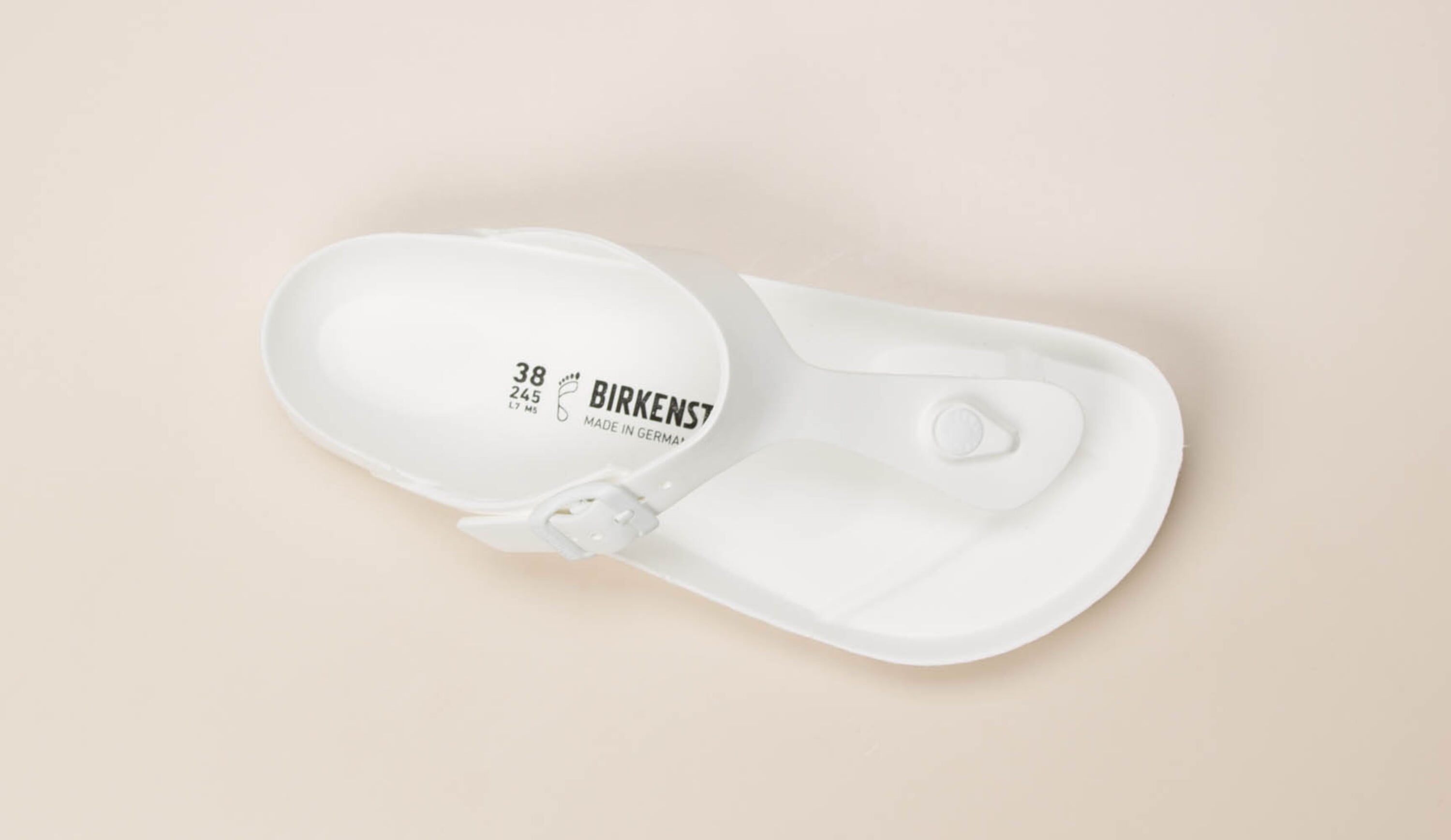 Badepantolette Gizeh weiß 712179900207