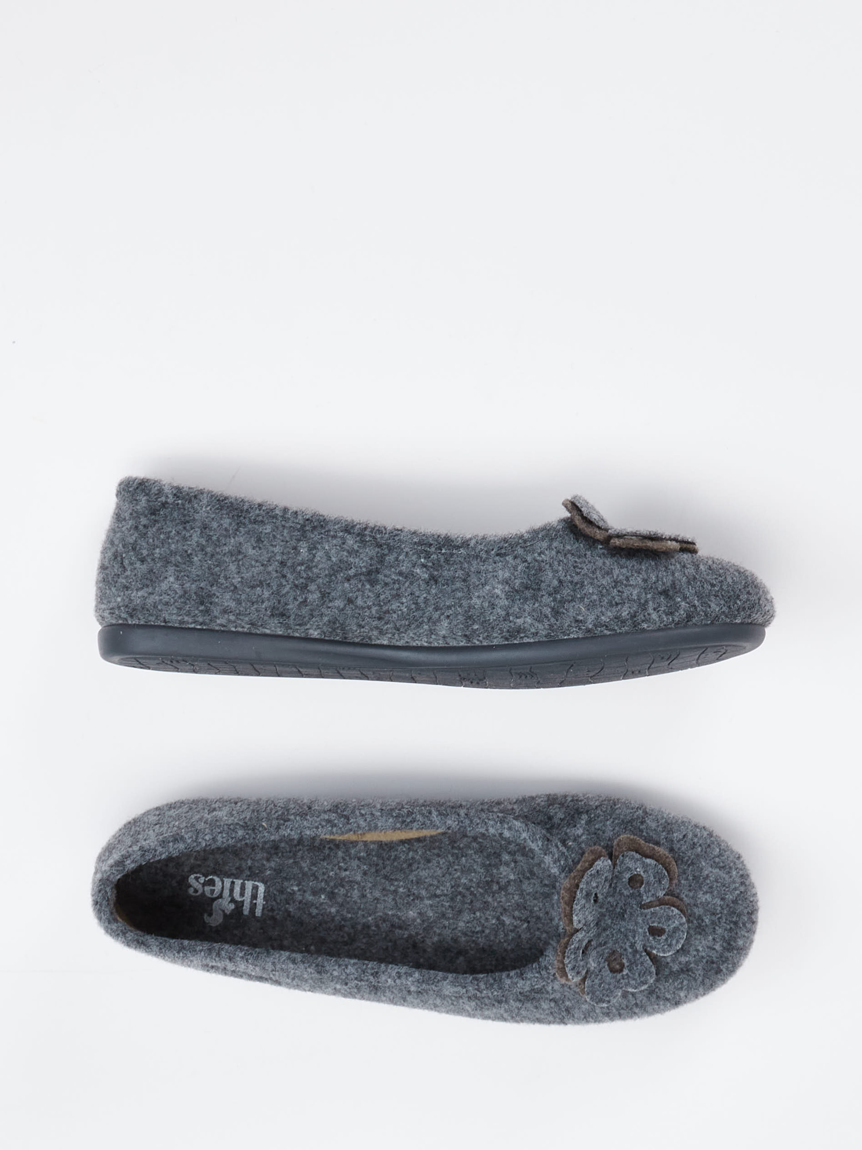 Hausschuh grau 7172409001104