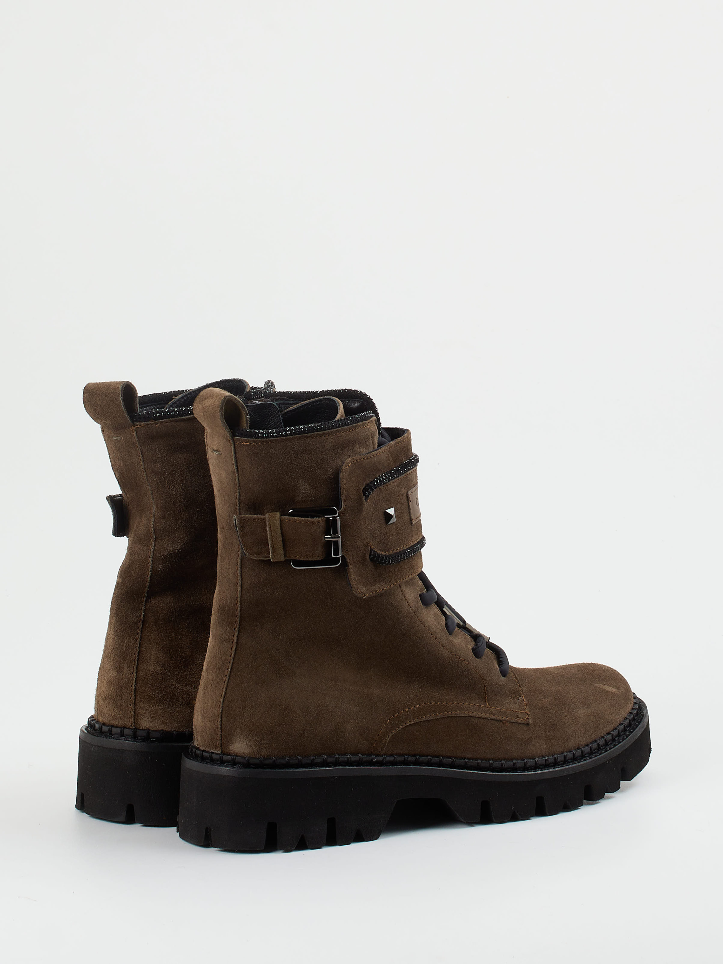 Schnürstiefelette braun 1723229000503
