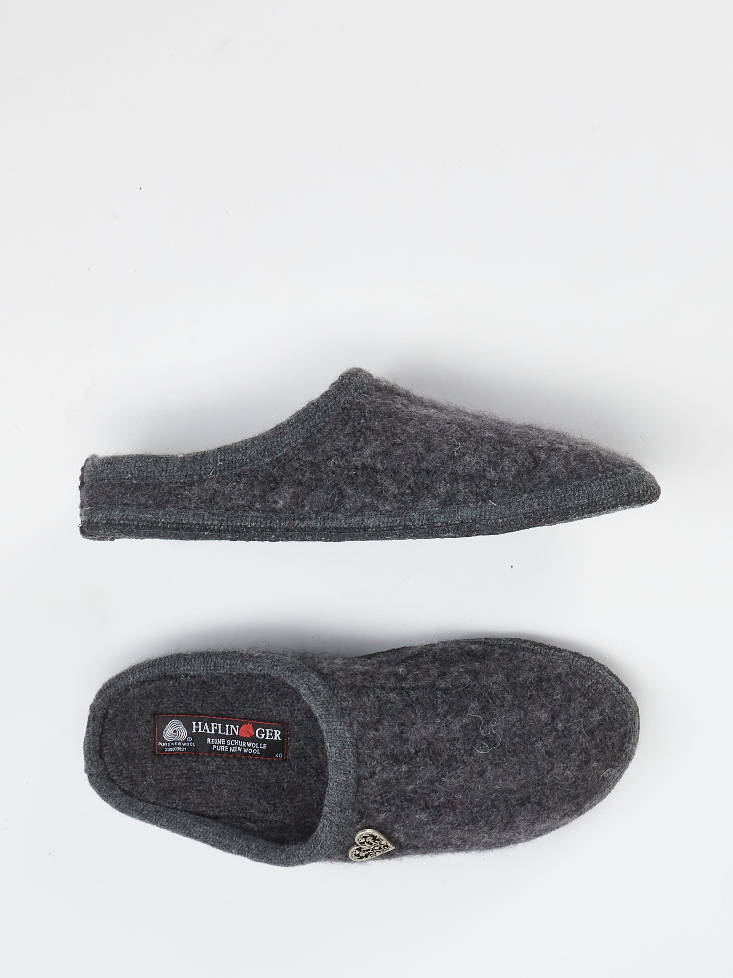 Hausschuh grau 7163409011104