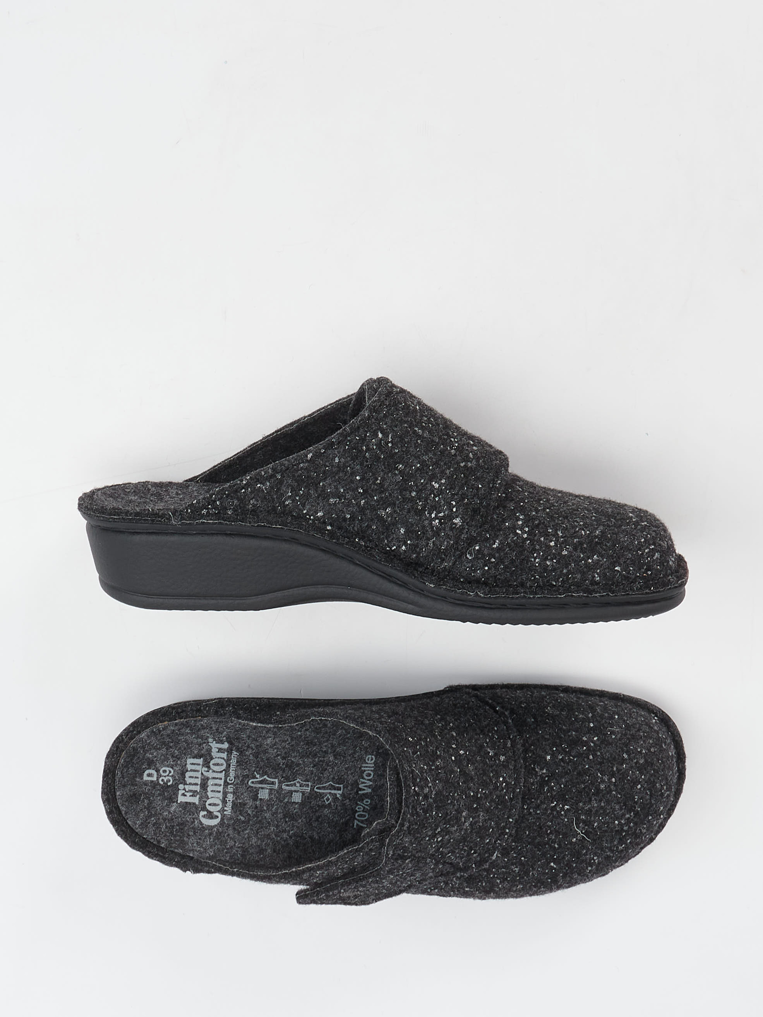 Pantolette grau 7163409010804