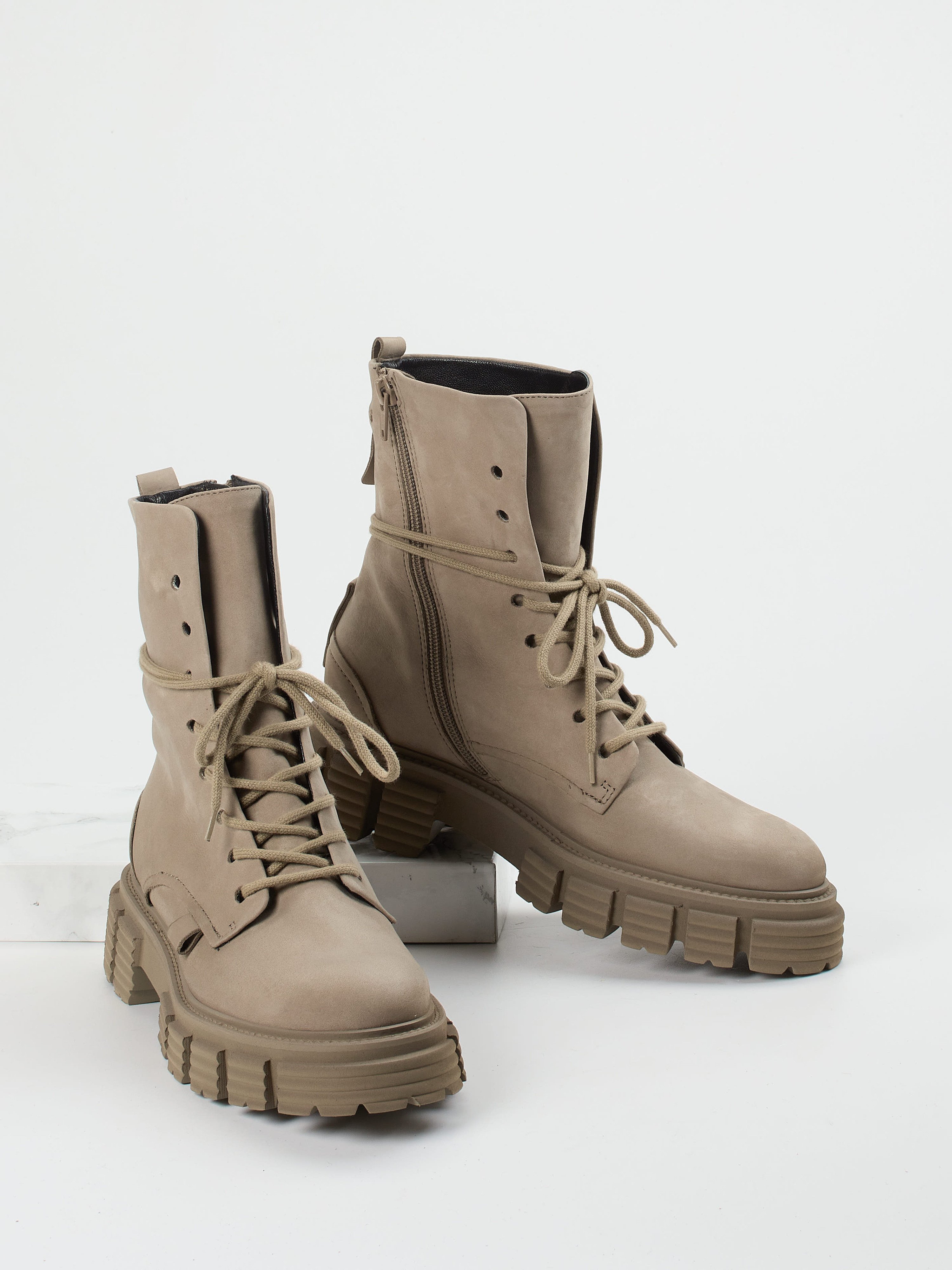 Schnürstiefelette braun 1725249000404