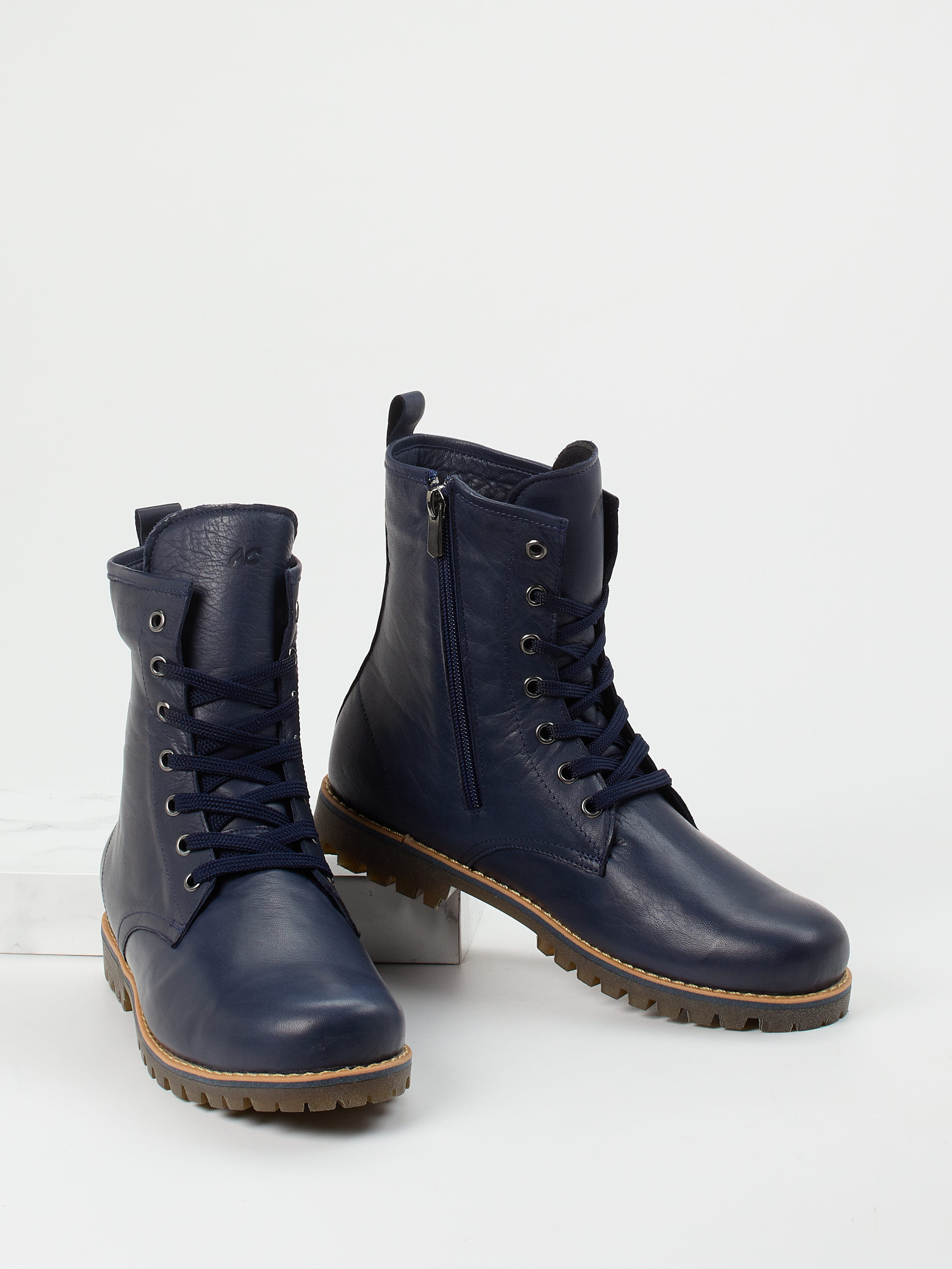 Schnürstiefelette blau 2751109009704