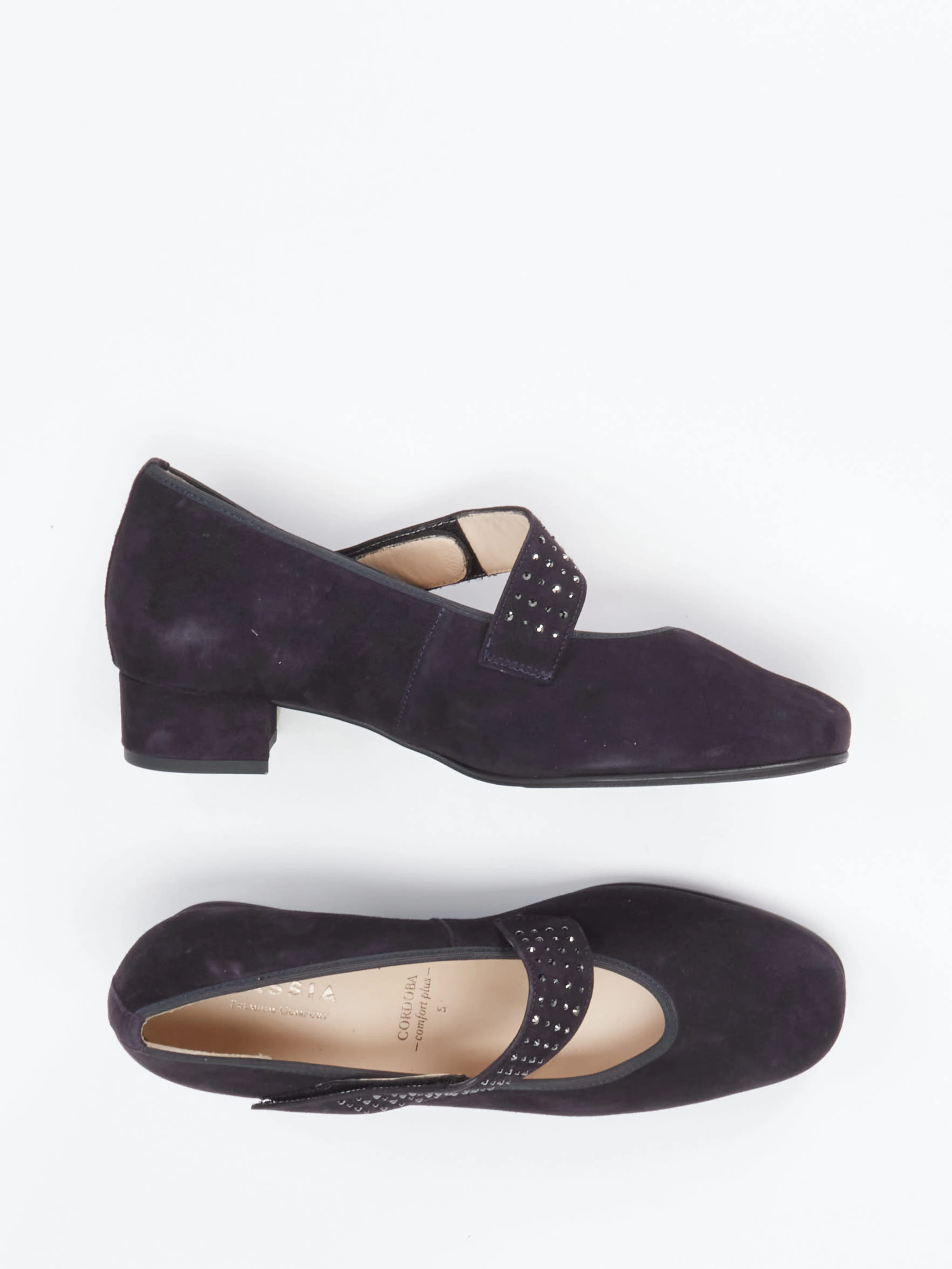 Spangenpumps blau 2484109000204
