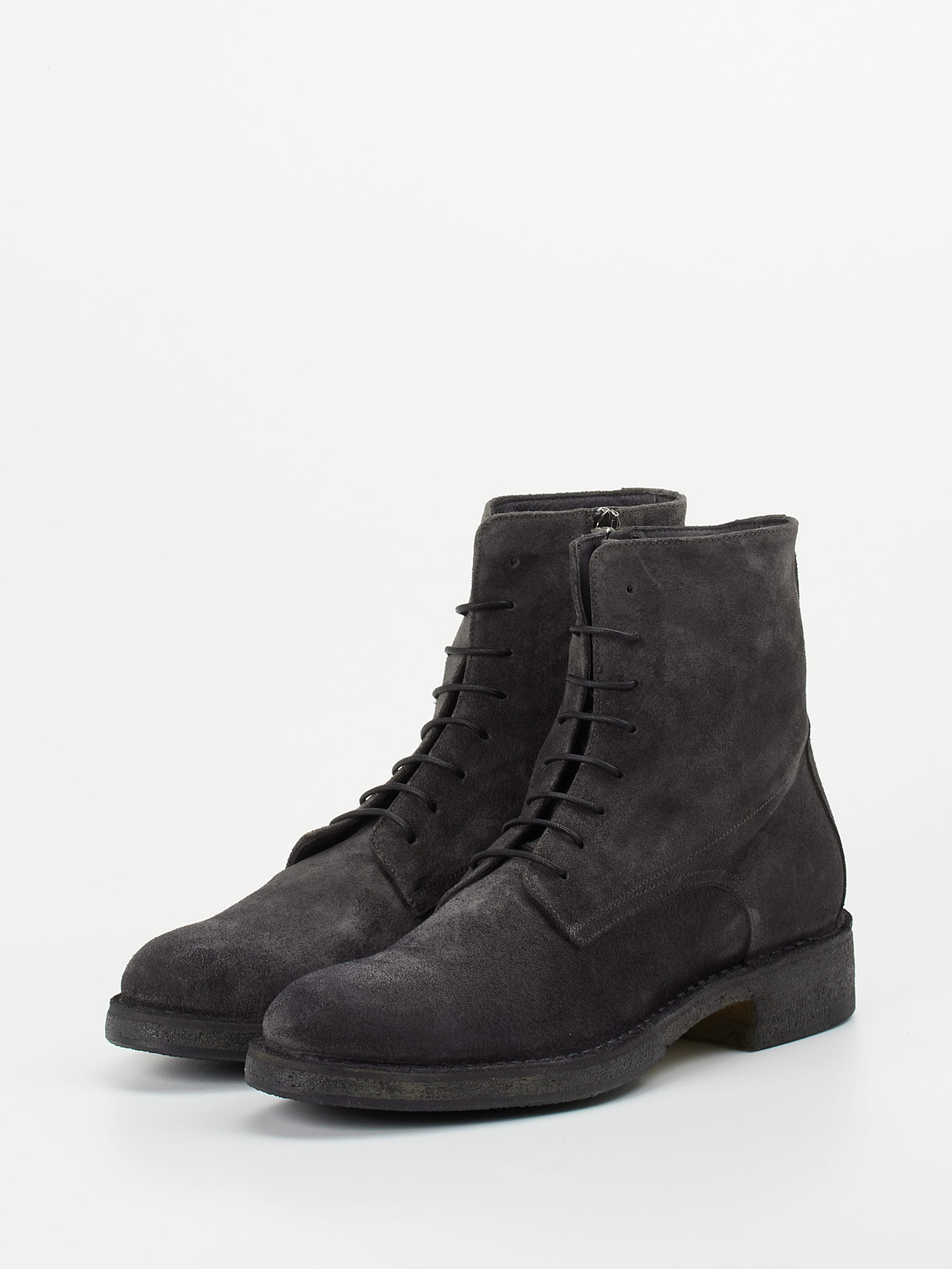 Schnürstiefelette grau 1723409000902