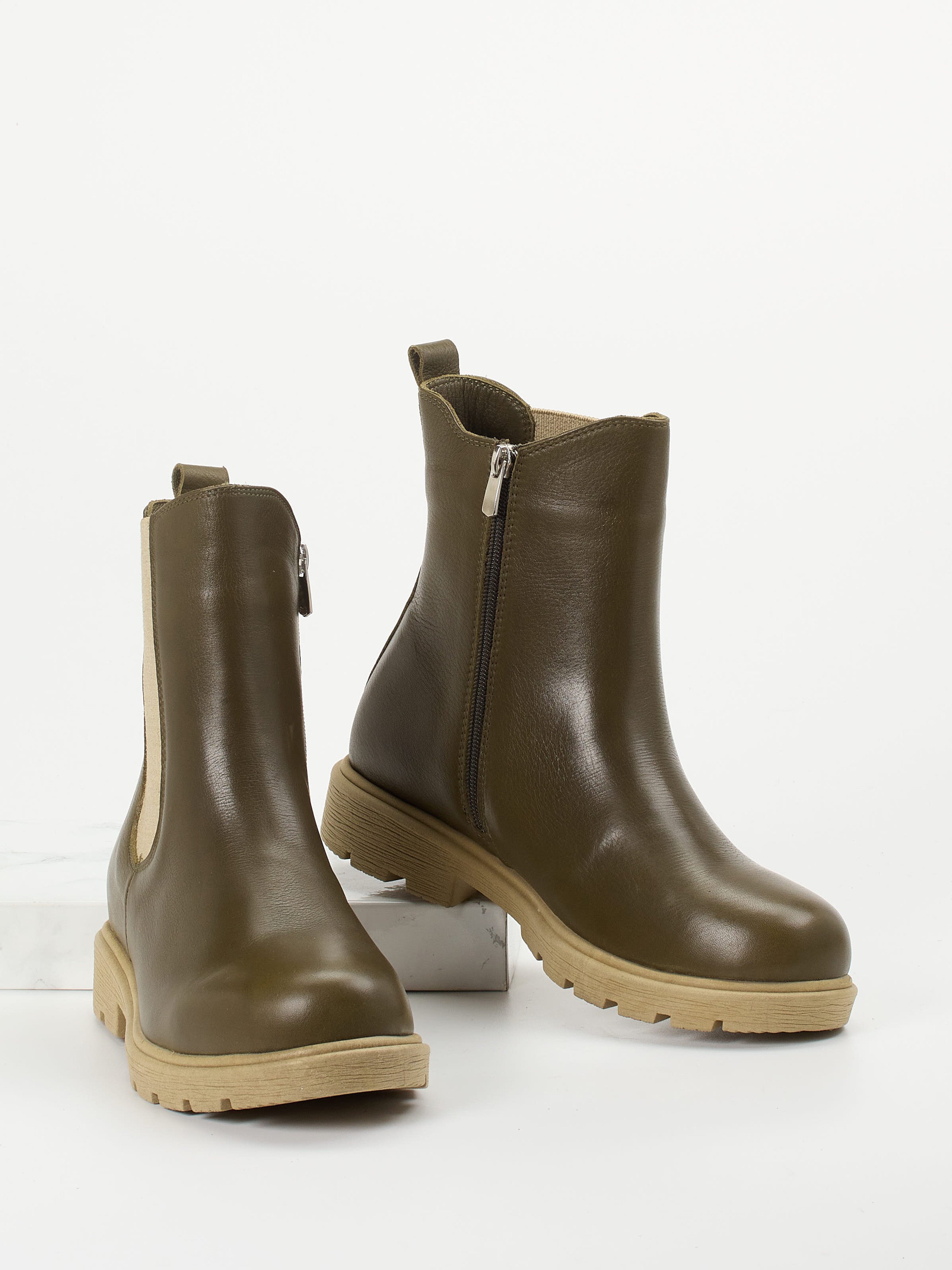 Schnürstiefelette grün 2756629000504