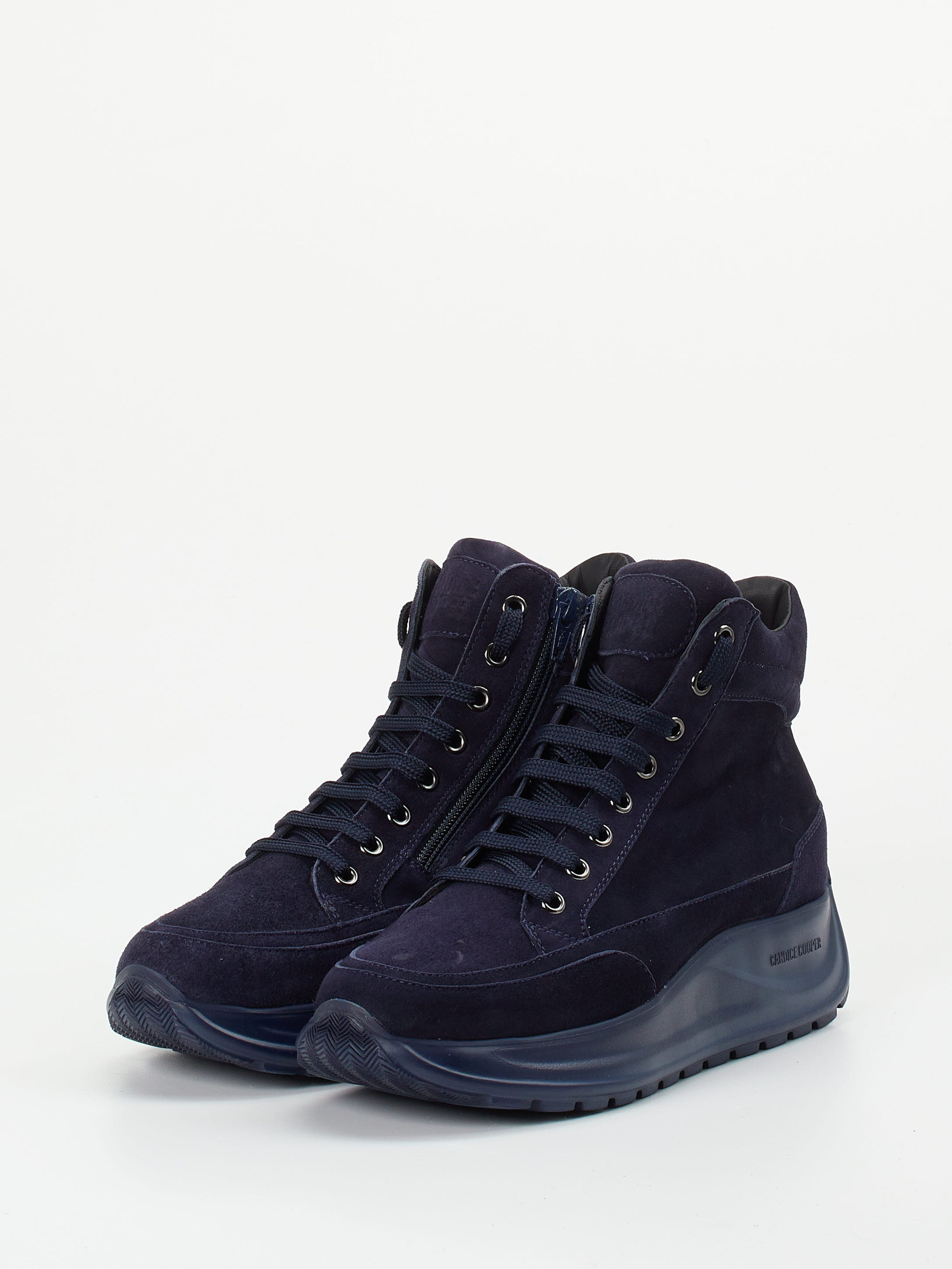 Schnürstiefelette blau 1707109000502